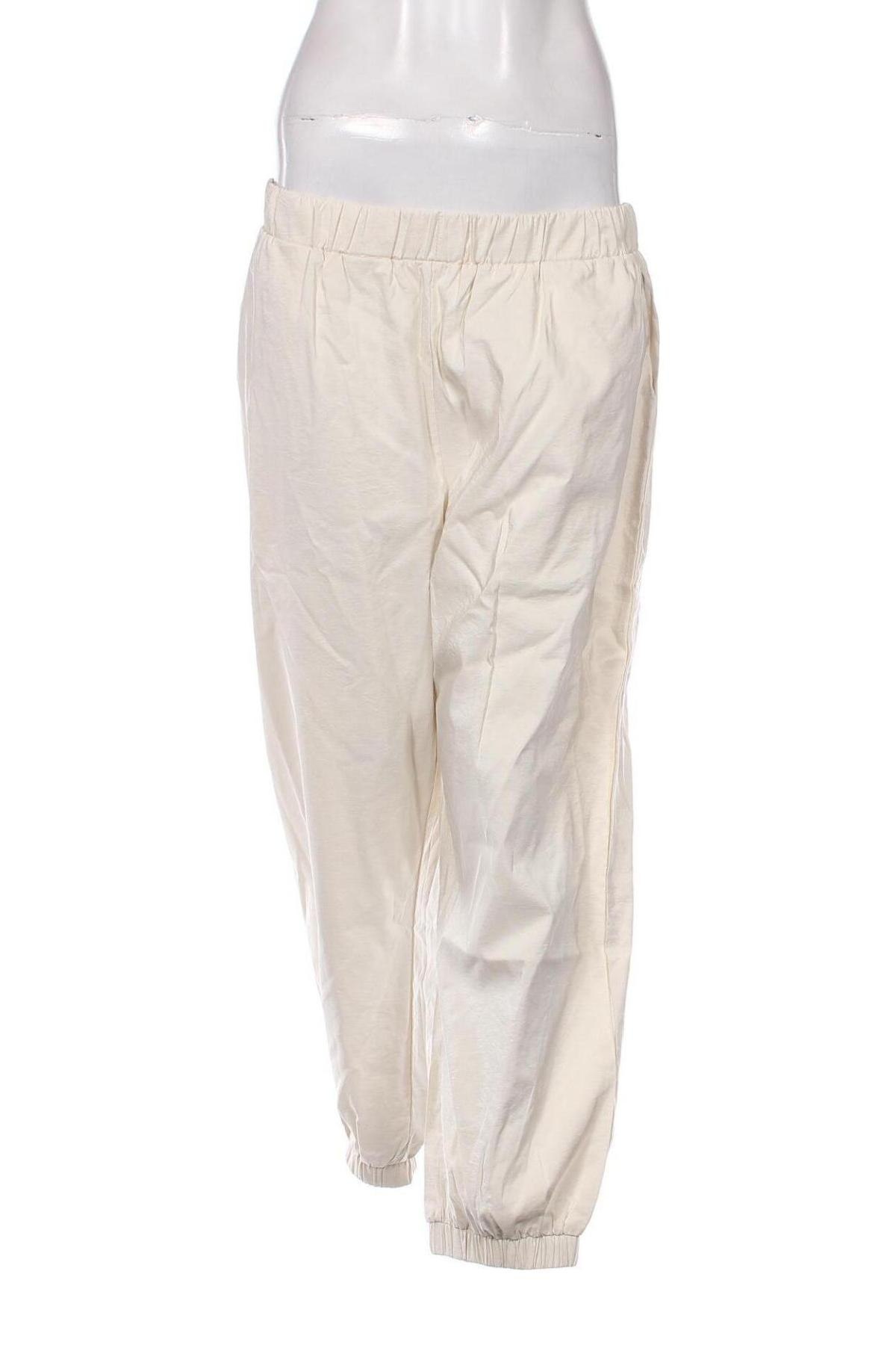 Γυναικείο παντελόνι Pieces, Μέγεθος XL, Χρώμα Εκρού, Τιμή 27,84 €