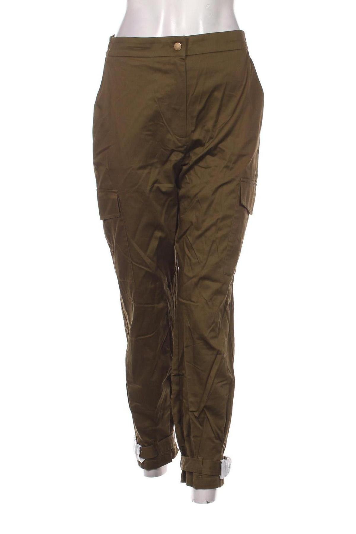 Дамски панталон Pimkie, Размер M, Цвят Зелен, Цена 14,26 лв.