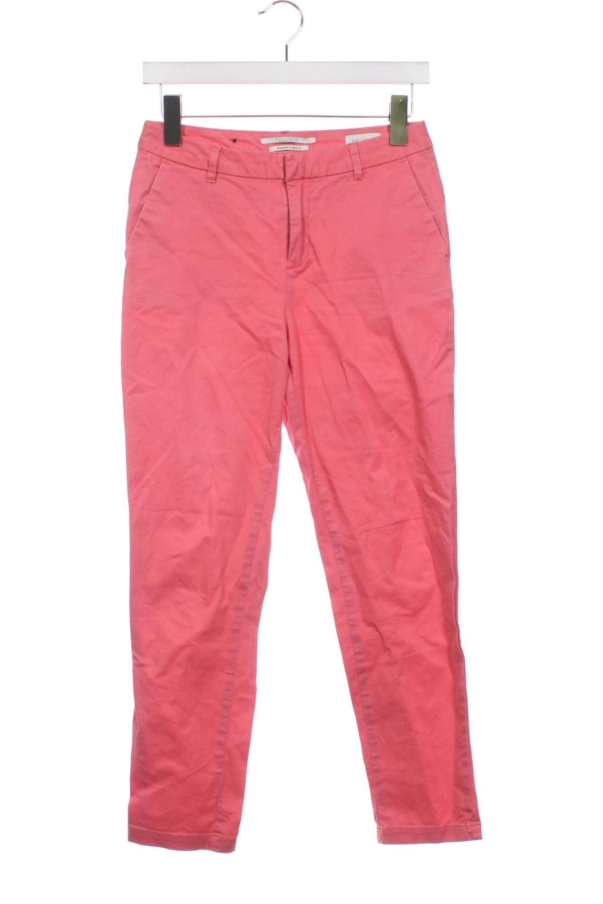 Γυναικείο παντελόνι Scotch & Soda, Μέγεθος XXS, Χρώμα Ρόζ , Τιμή 12,62 €