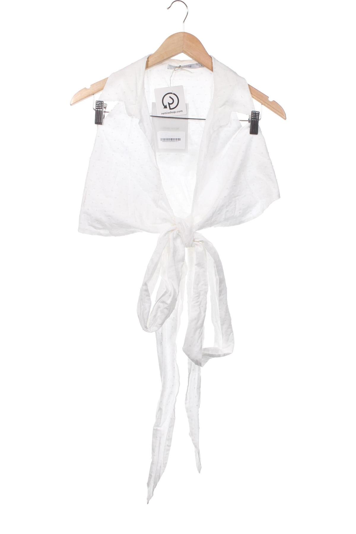 Γυναικείο αμάνικο μπλουζάκι, Μέγεθος L, Χρώμα Λευκό, Τιμή 3,68 €