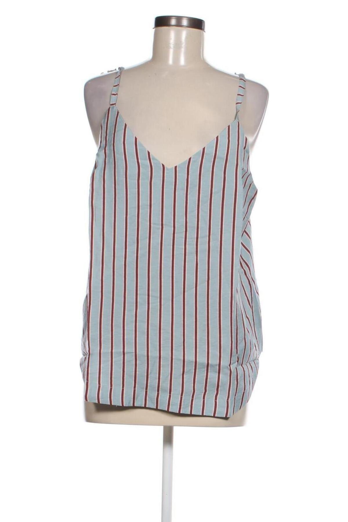 Γυναικείο αμάνικο μπλουζάκι Ichi, Μέγεθος XL, Χρώμα Μπλέ, Τιμή 6,73 €