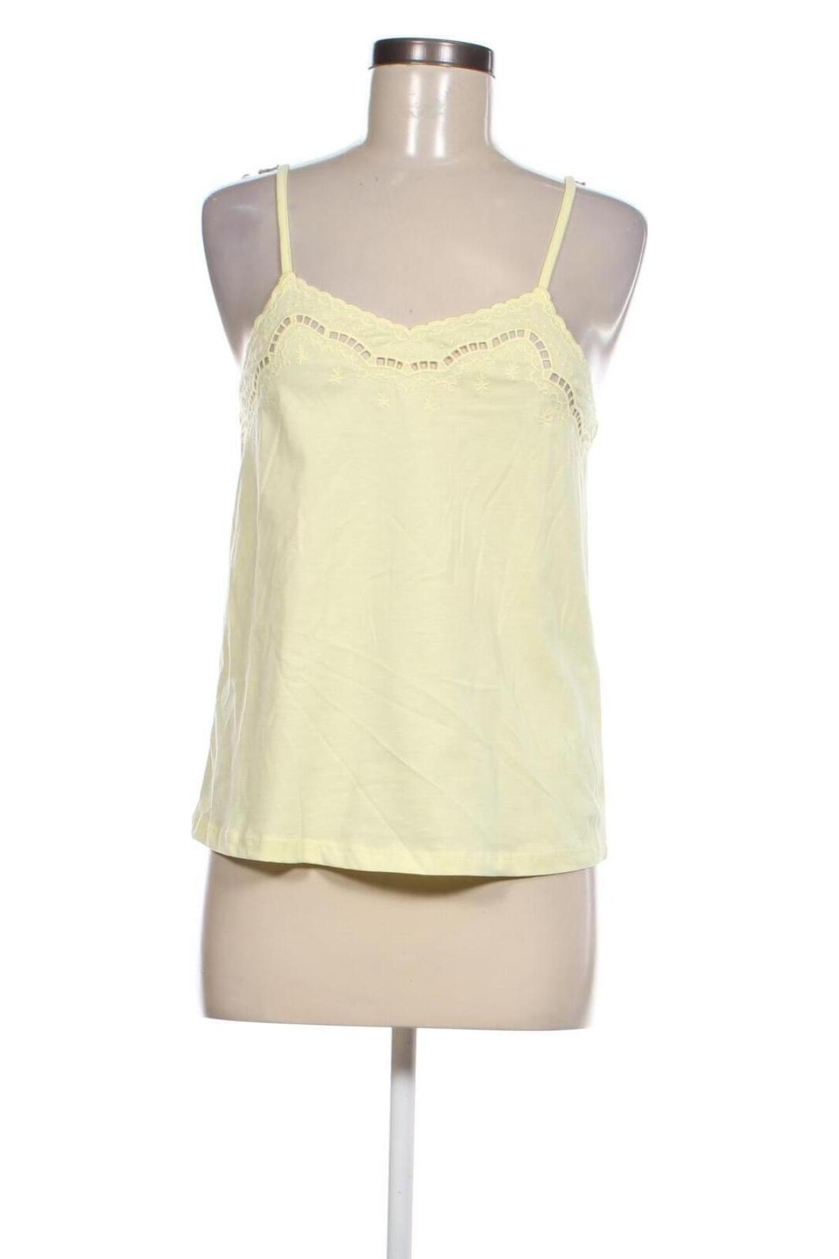 Γυναικείο αμάνικο μπλουζάκι Kiabi, Μέγεθος S, Χρώμα Κίτρινο, Τιμή 10,82 €
