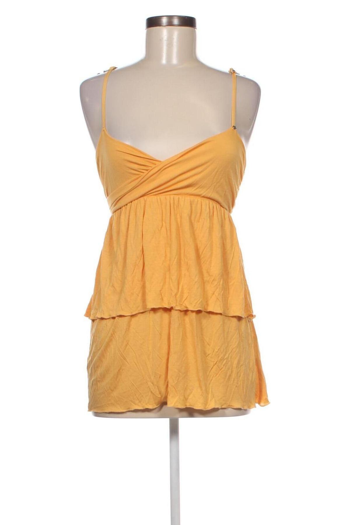 Γυναικείο αμάνικο μπλουζάκι Kocca, Μέγεθος S, Χρώμα Κίτρινο, Τιμή 6,58 €