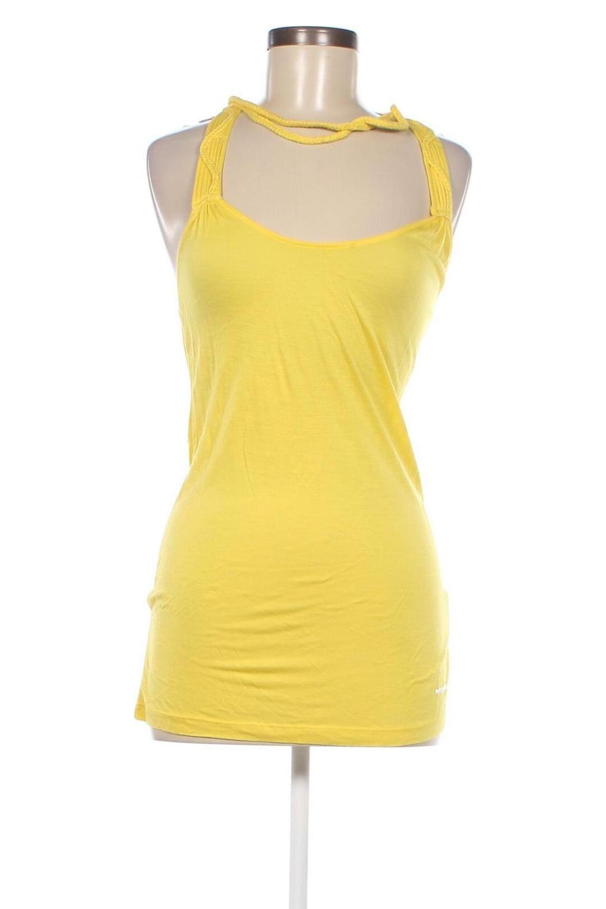 Γυναικείο αμάνικο μπλουζάκι Miss Sixty, Μέγεθος S, Χρώμα Κίτρινο, Τιμή 9,27 €