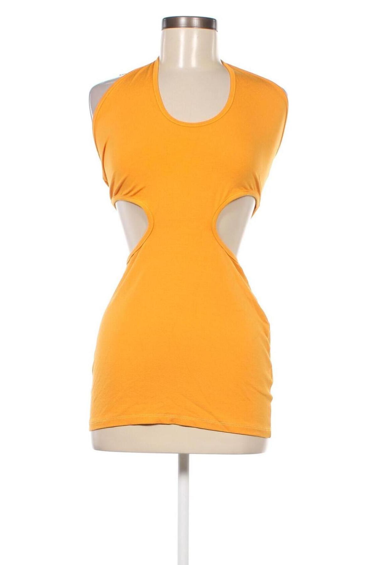 Γυναικείο αμάνικο μπλουζάκι Rebellious, Μέγεθος M, Χρώμα Πορτοκαλί, Τιμή 4,33 €
