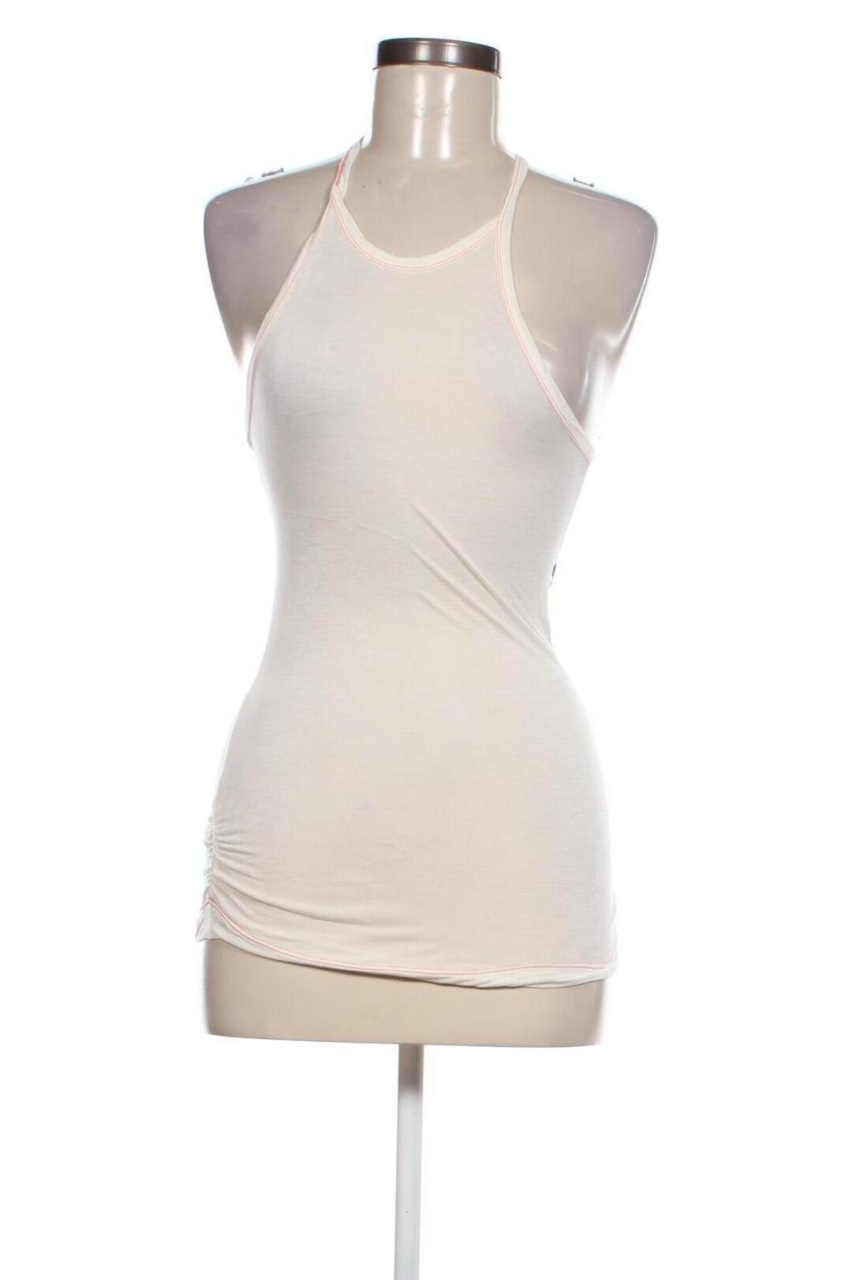 Γυναικείο αμάνικο μπλουζάκι Sixty, Μέγεθος M, Χρώμα Εκρού, Τιμή 4,11 €