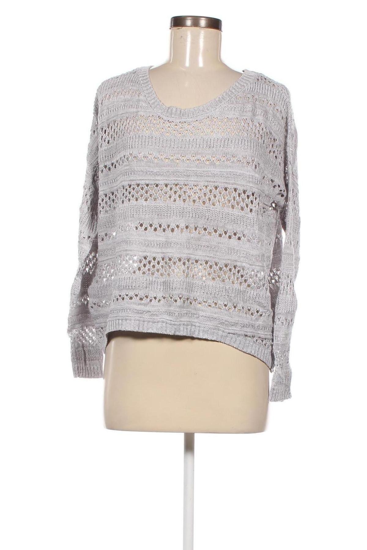 Damenpullover, Größe L, Farbe Grau, Preis 6,49 €