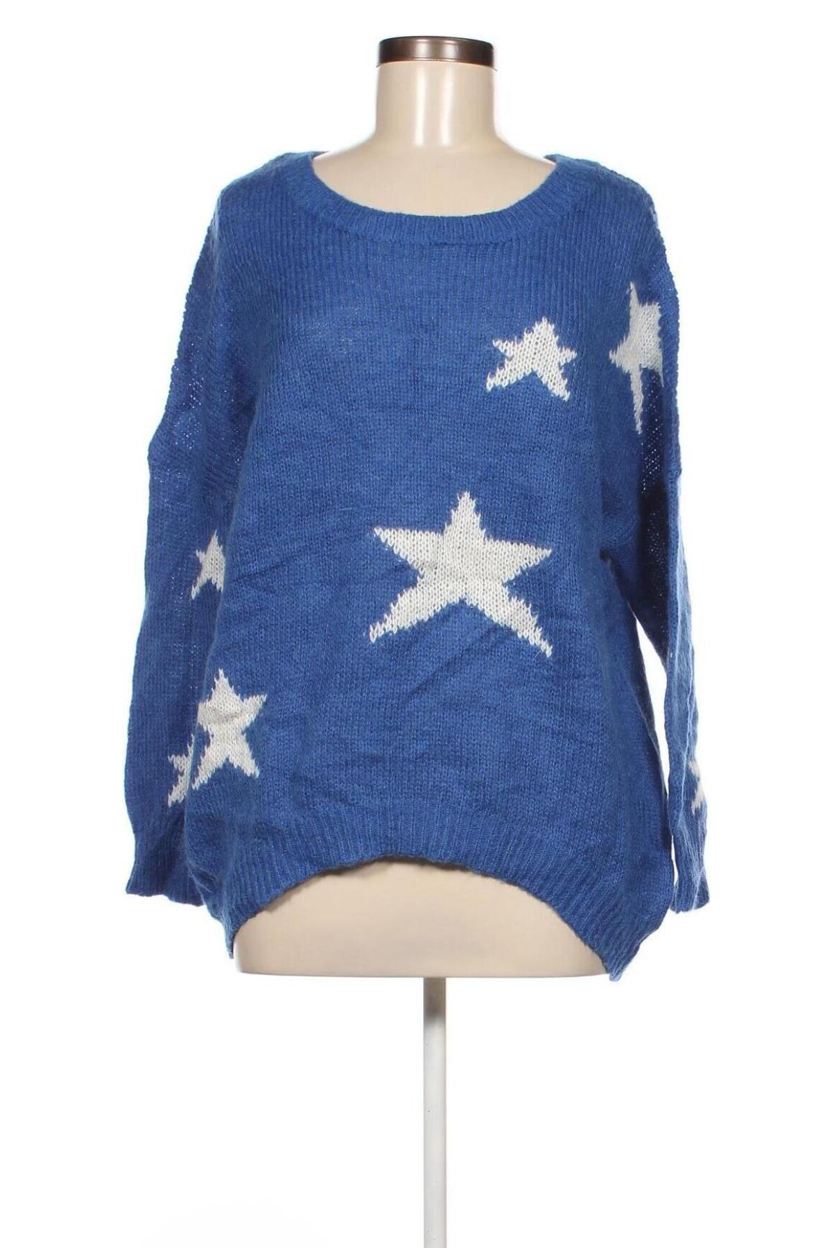 Damenpullover, Größe M, Farbe Blau, Preis 2,62 €