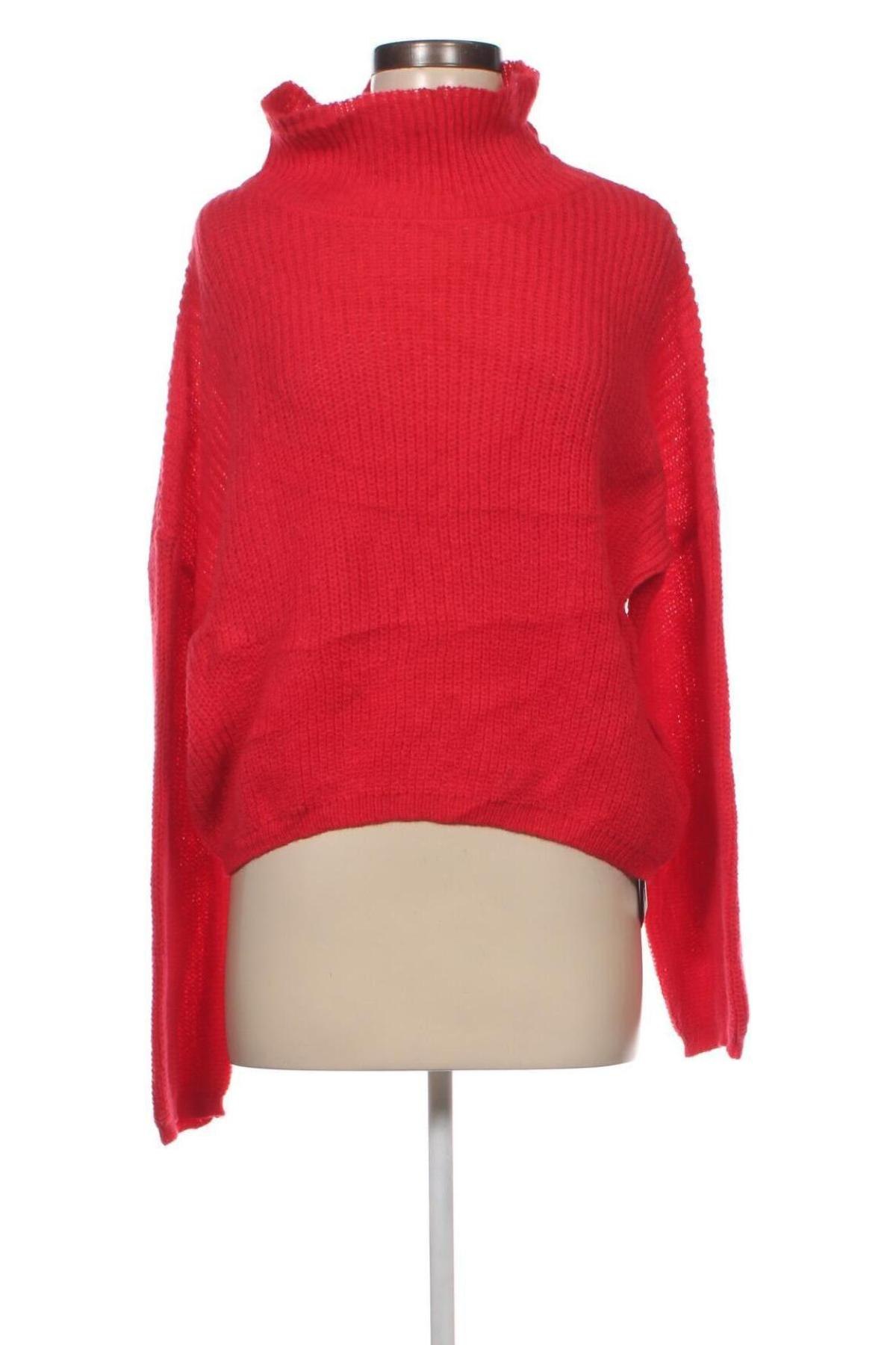 Damenpullover, Größe L, Farbe Rot, Preis 6,29 €