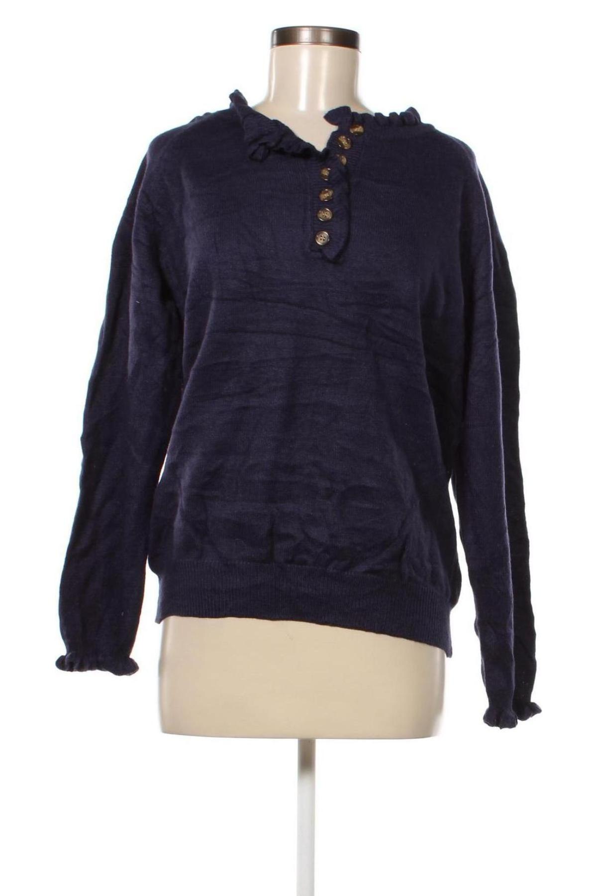 Γυναικείο πουλόβερ, Μέγεθος XL, Χρώμα Μπλέ, Τιμή 2,87 €