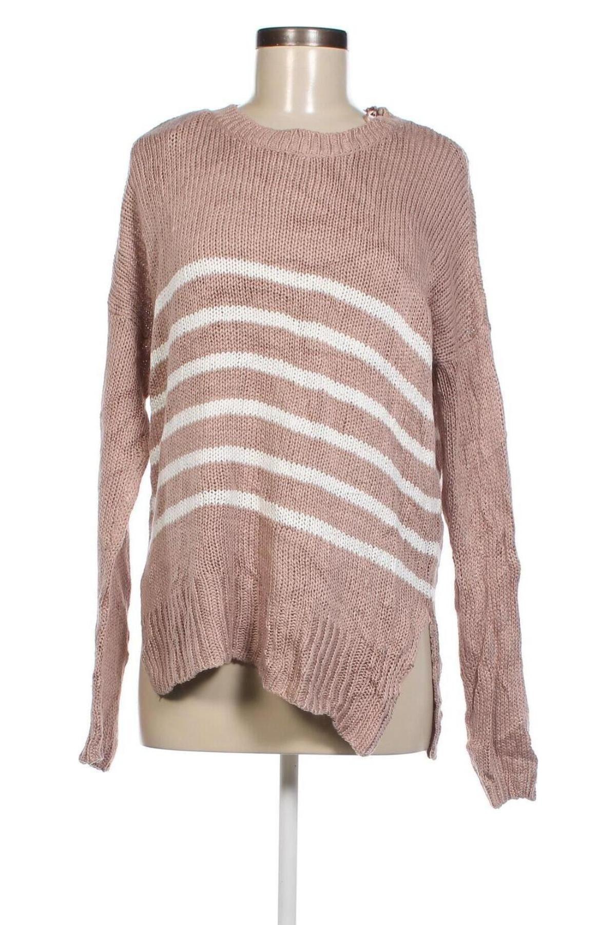Дамски пуловер Alya, Размер M, Цвят Бежов, Цена 3,77 лв.