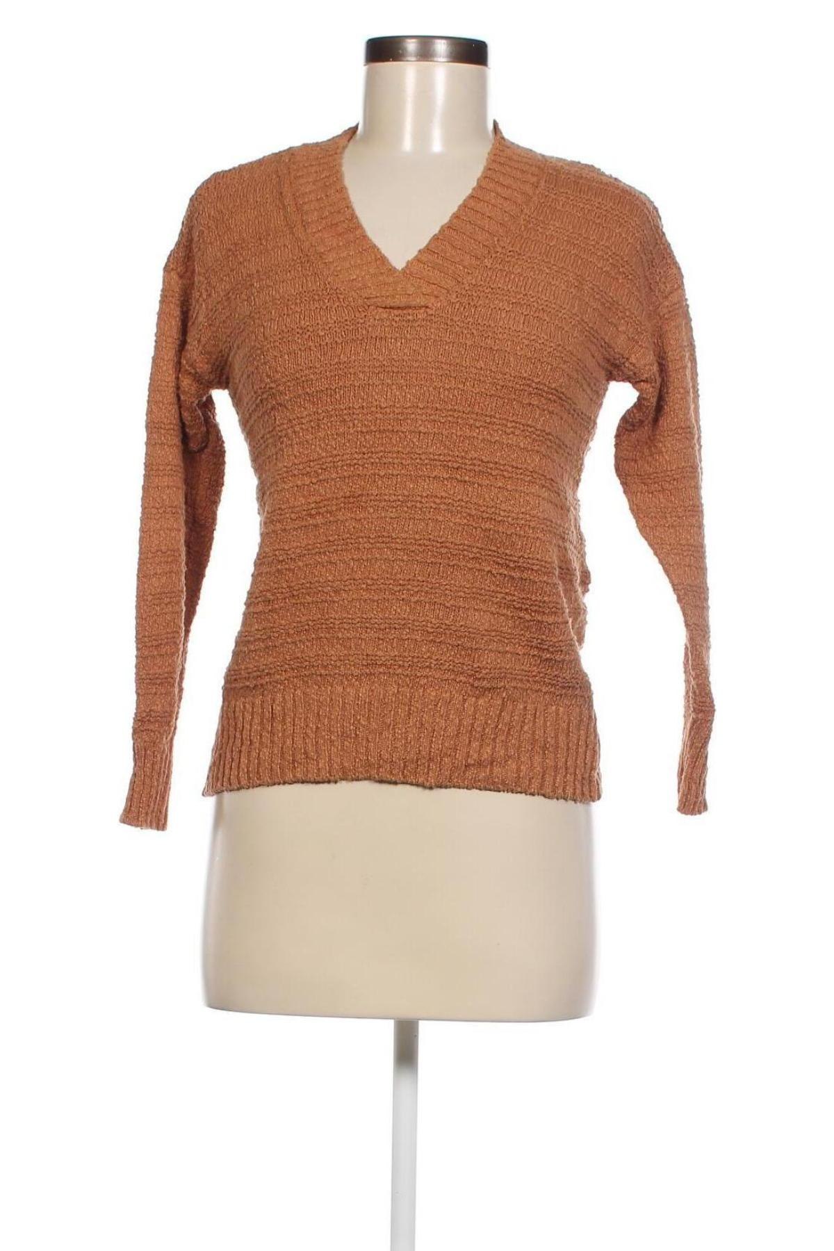 Дамски пуловер C&C California, Размер XS, Цвят Кафяв, Цена 7,25 лв.