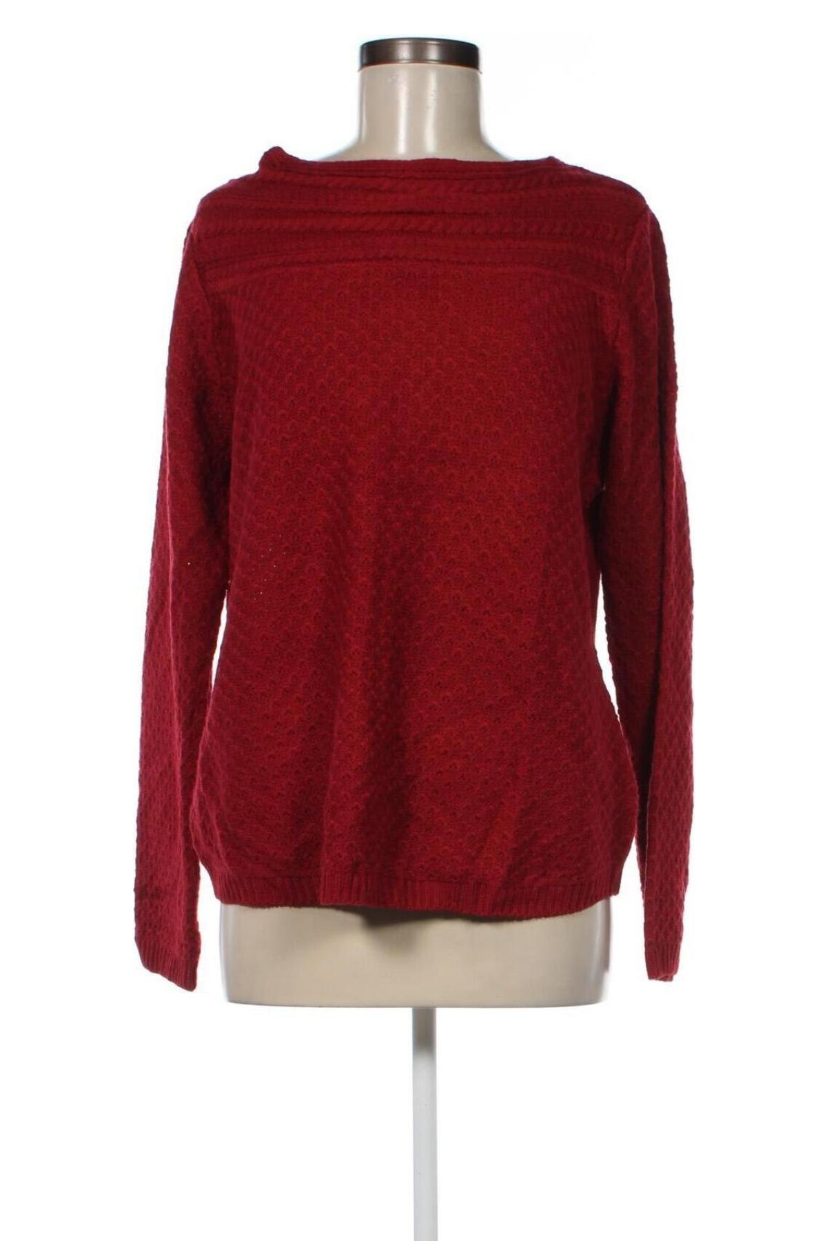 Damski sweter Croft & Barrow, Rozmiar XL, Kolor Czerwony, Cena 32,47 zł