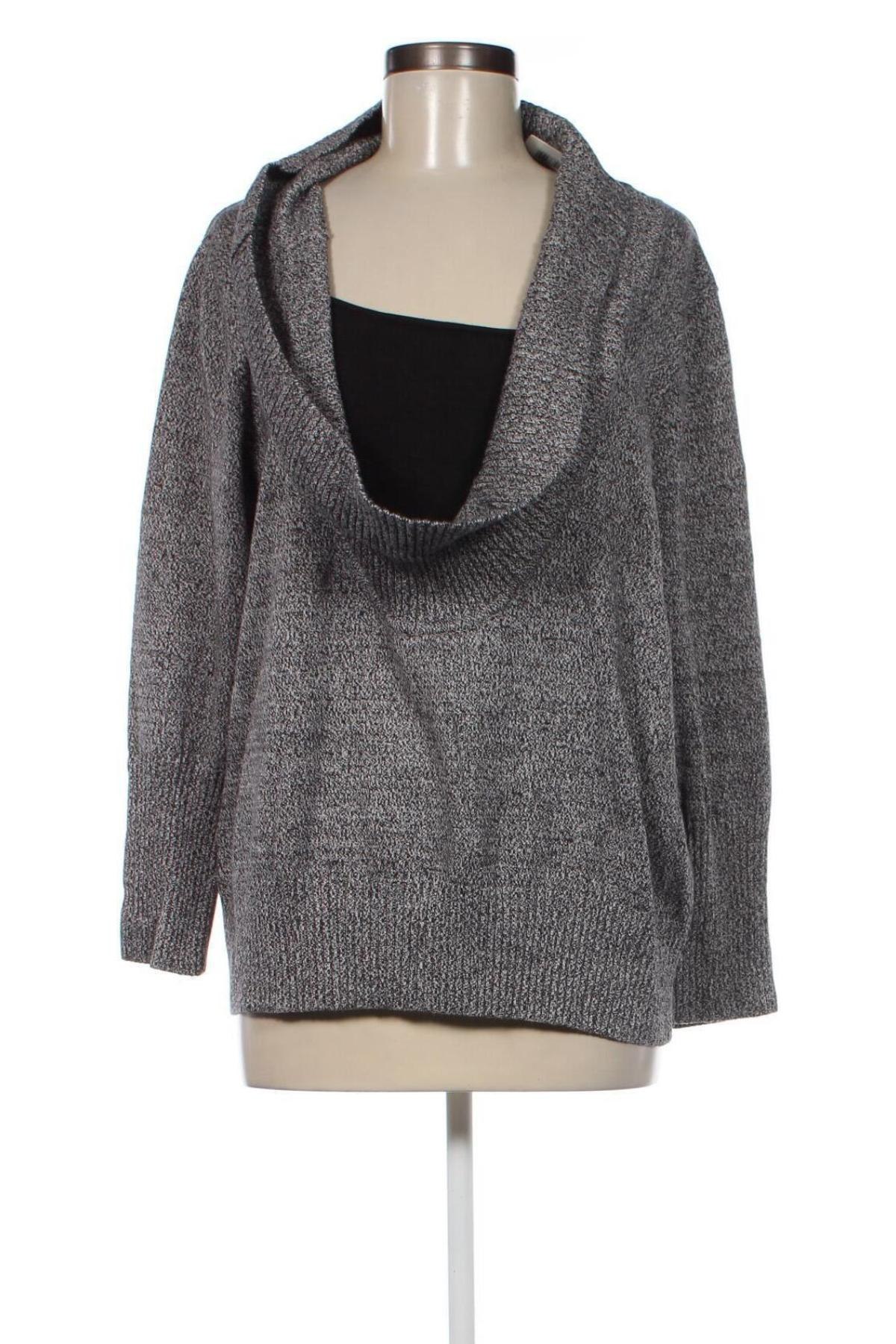 Дамски пуловер Dressbarn, Размер L, Цвят Сив, Цена 10,73 лв.
