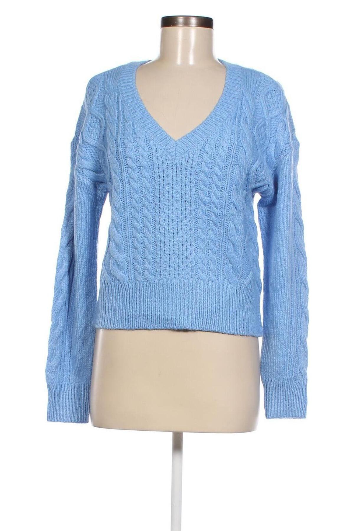 Дамски пуловер Fb Sister, Размер M, Цвят Син, Цена 5,22 лв.