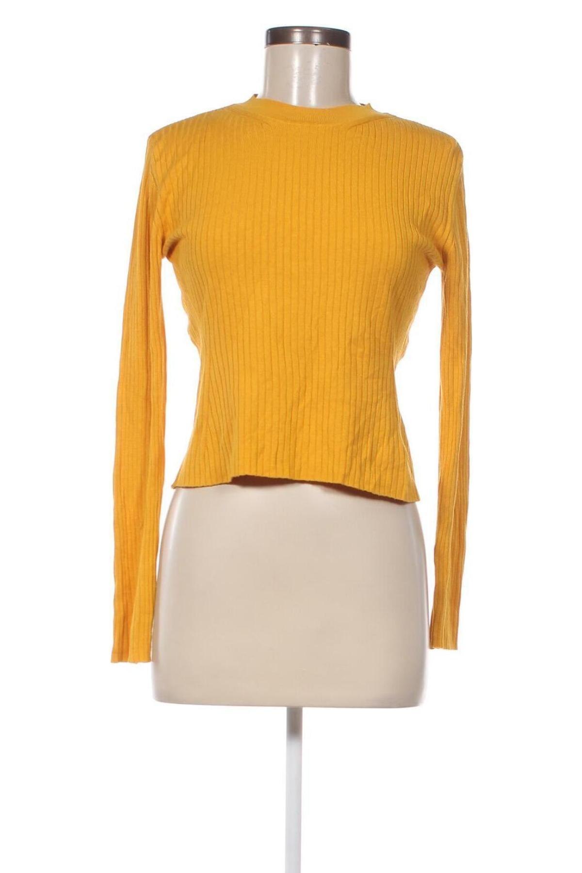 Дамски пуловер H&M Divided, Размер M, Цвят Жълт, Цена 5,51 лв.