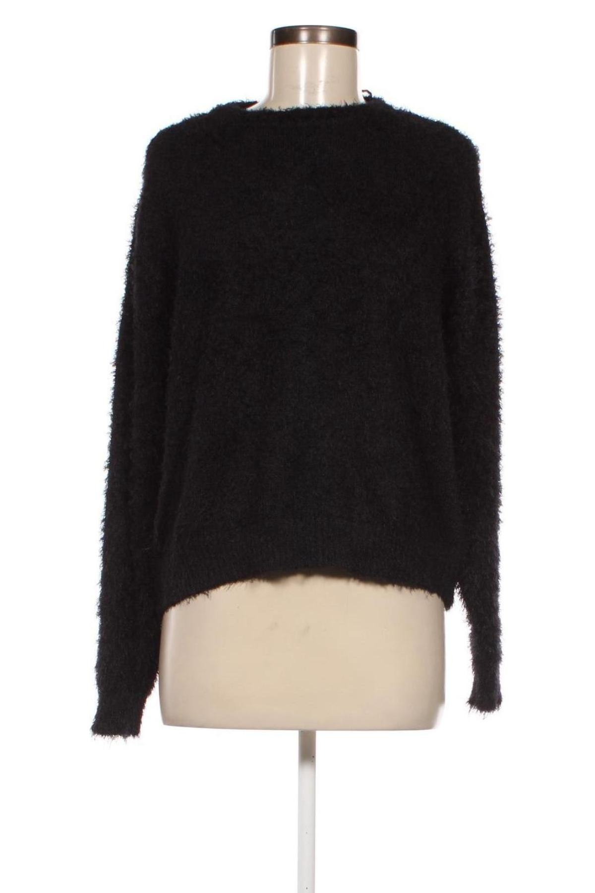 Дамски пуловер H&M Divided, Размер M, Цвят Черен, Цена 3,77 лв.