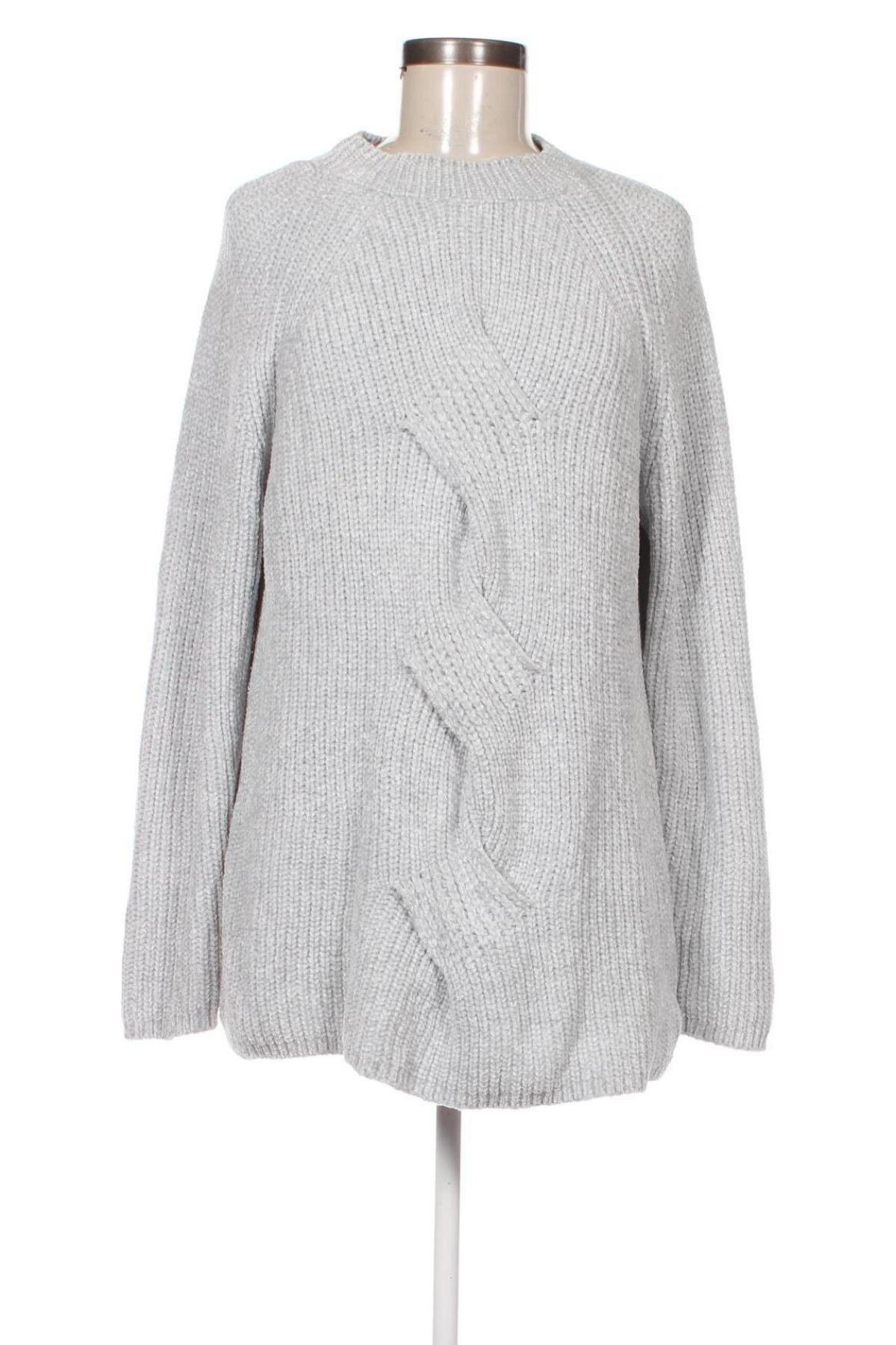 Γυναικείο πουλόβερ J.Jill, Μέγεθος L, Χρώμα Γκρί, Τιμή 5,38 €