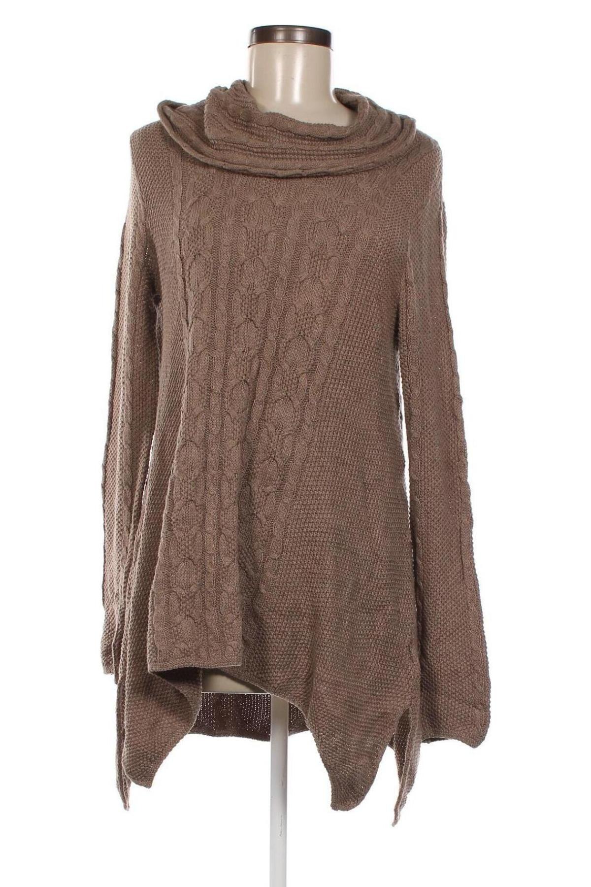 Дамски пуловер Jeanne Pierre, Размер M, Цвят Кафяв, Цена 7,25 лв.