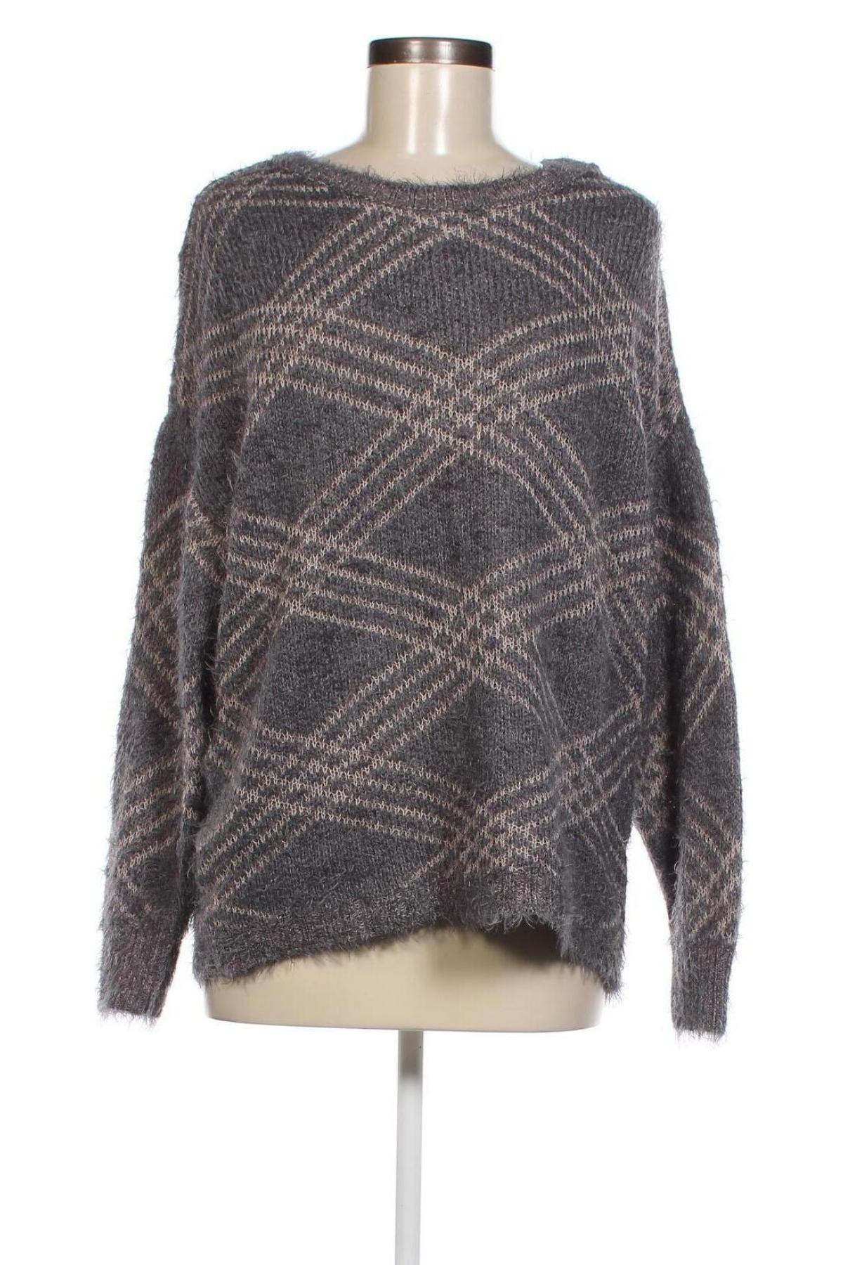 Γυναικείο πουλόβερ Laura Torelli, Μέγεθος L, Χρώμα Γκρί, Τιμή 2,87 €