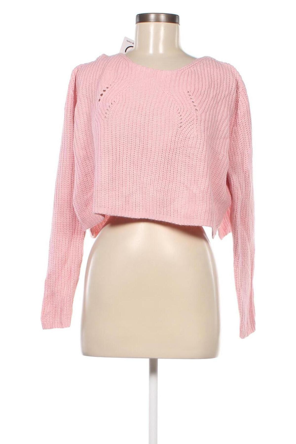 Дамски пуловер Moon Collection, Размер M, Цвят Розов, Цена 5,51 лв.