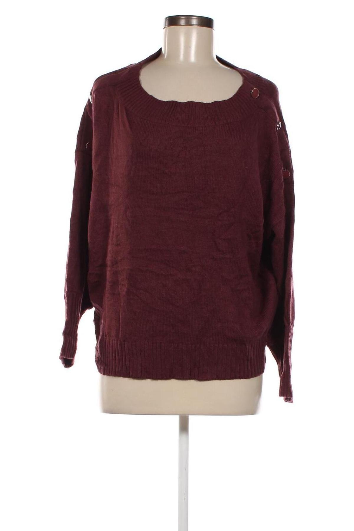 Γυναικείο πουλόβερ New York & Company, Μέγεθος XL, Χρώμα Κόκκινο, Τιμή 3,23 €