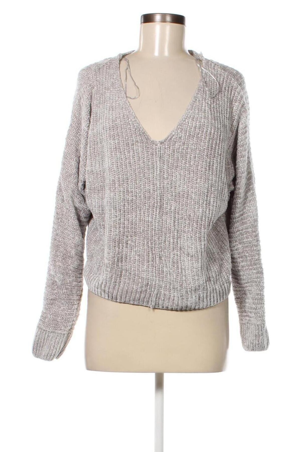 Damenpullover Pink Rose, Größe M, Farbe Grau, Preis 3,99 €