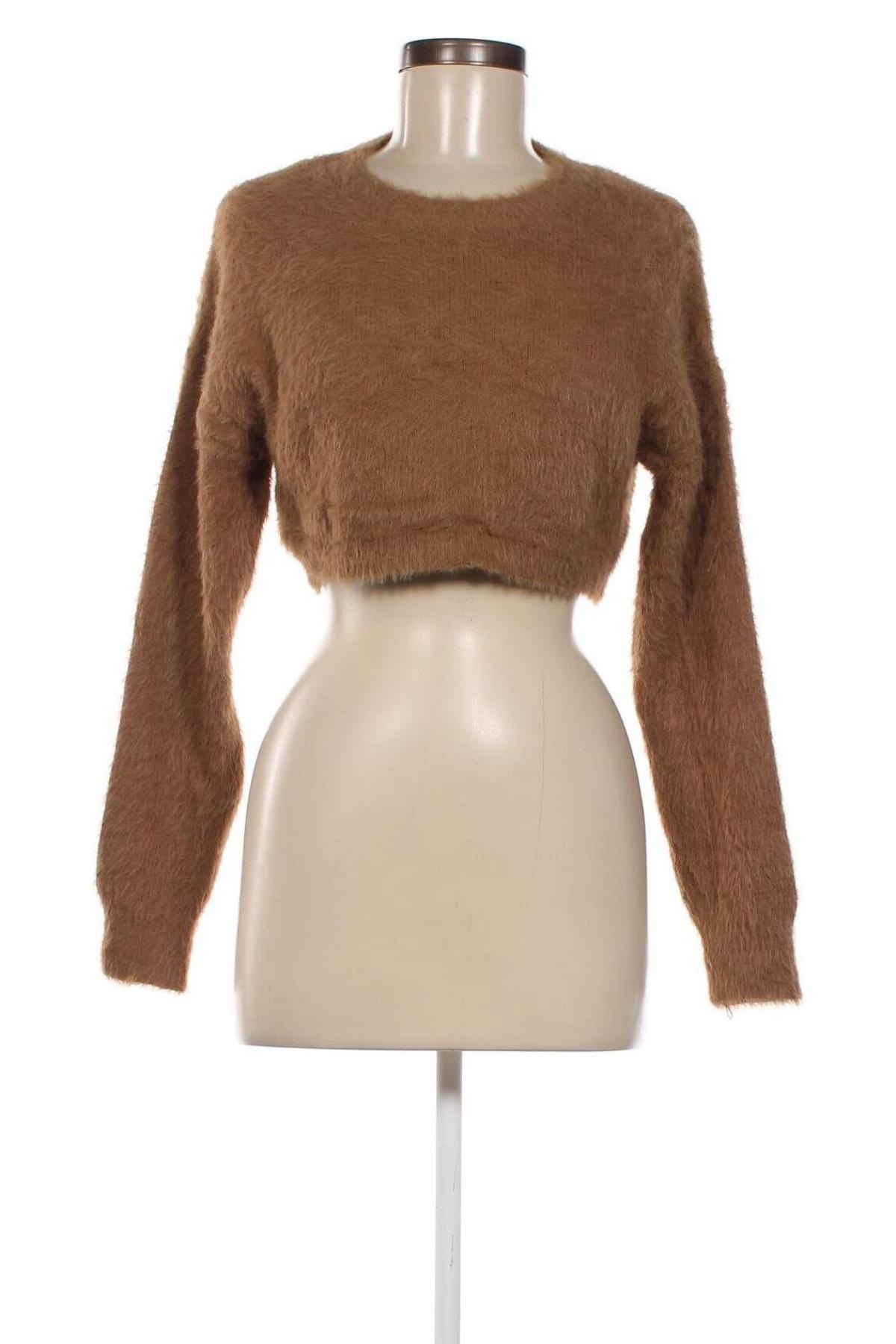 Дамски пуловер Polly, Размер M, Цвят Кафяв, Цена 8,70 лв.