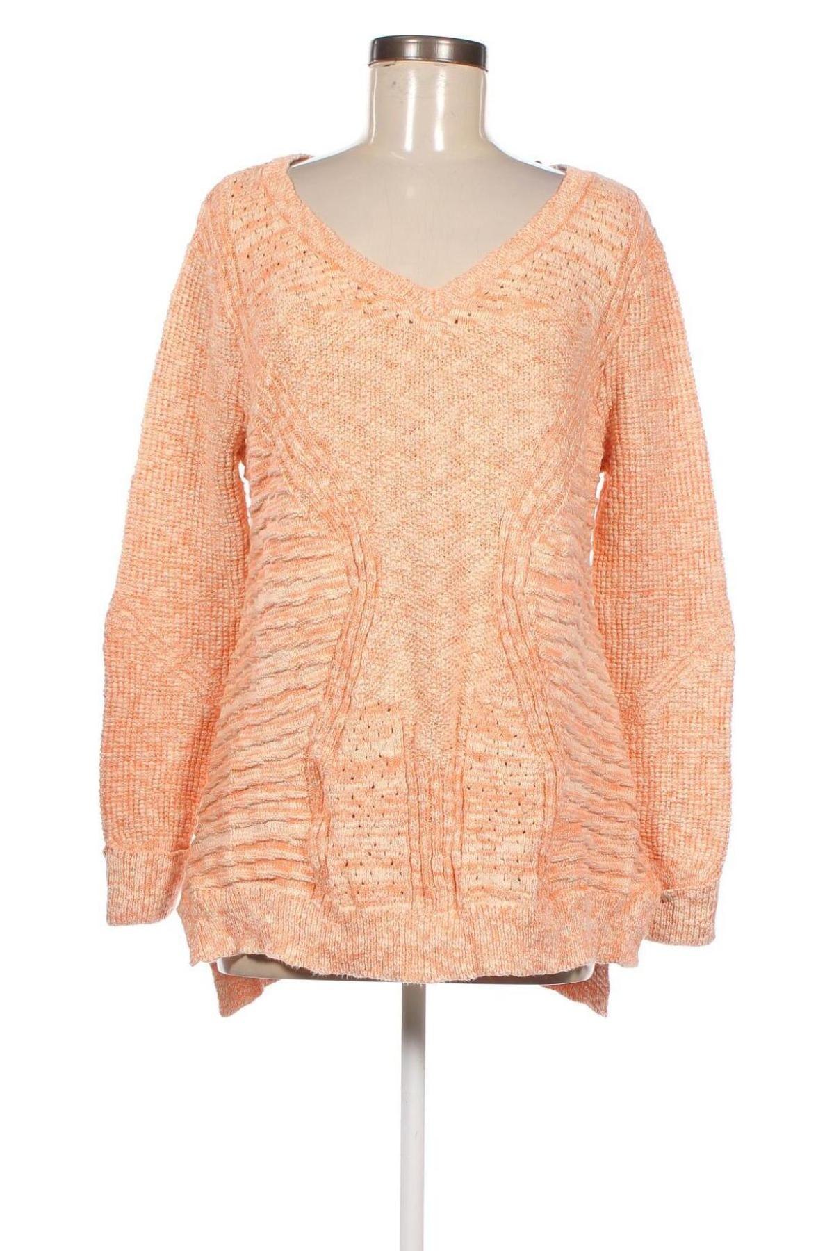 Γυναικείο πουλόβερ Rockmans, Μέγεθος M, Χρώμα Πορτοκαλί, Τιμή 4,49 €