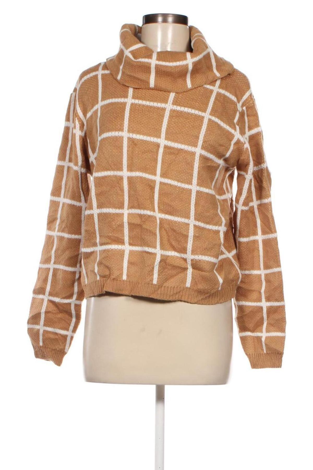 Дамски пуловер SHEIN, Размер L, Цвят Бежов, Цена 3,77 лв.