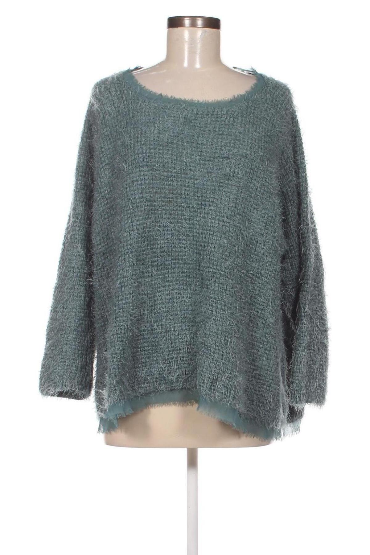 Γυναικείο πουλόβερ Samoon By Gerry Weber, Μέγεθος XL, Χρώμα Μπλέ, Τιμή 8,61 €
