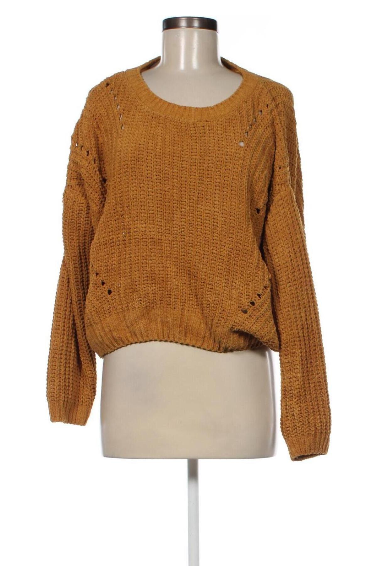 Дамски пуловер So, Размер M, Цвят Жълт, Цена 8,70 лв.
