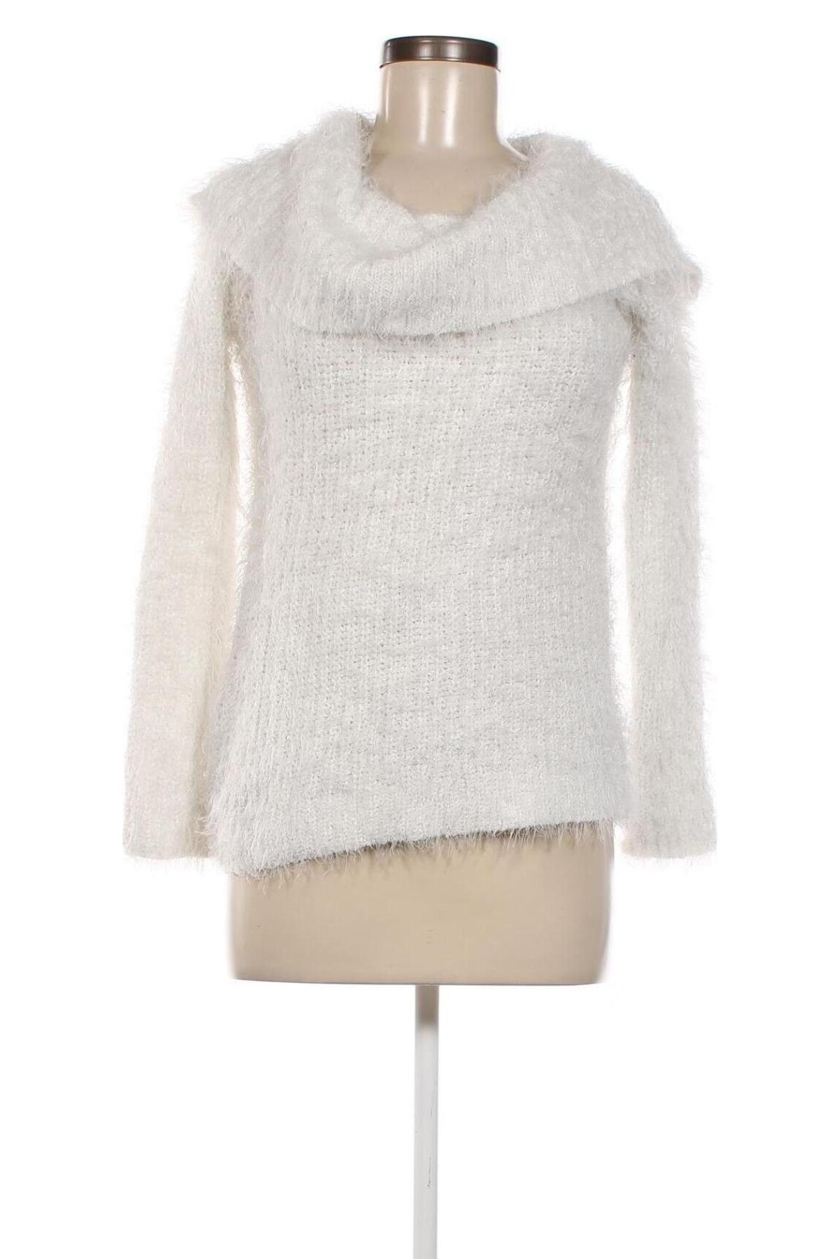Дамски пуловер Studio, Размер M, Цвят Бял, Цена 7,25 лв.