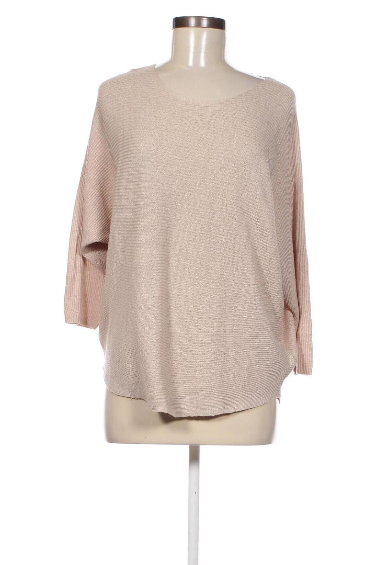 Damenpullover Takko Fashion, Größe M, Farbe Beige, Preis 2,42 €