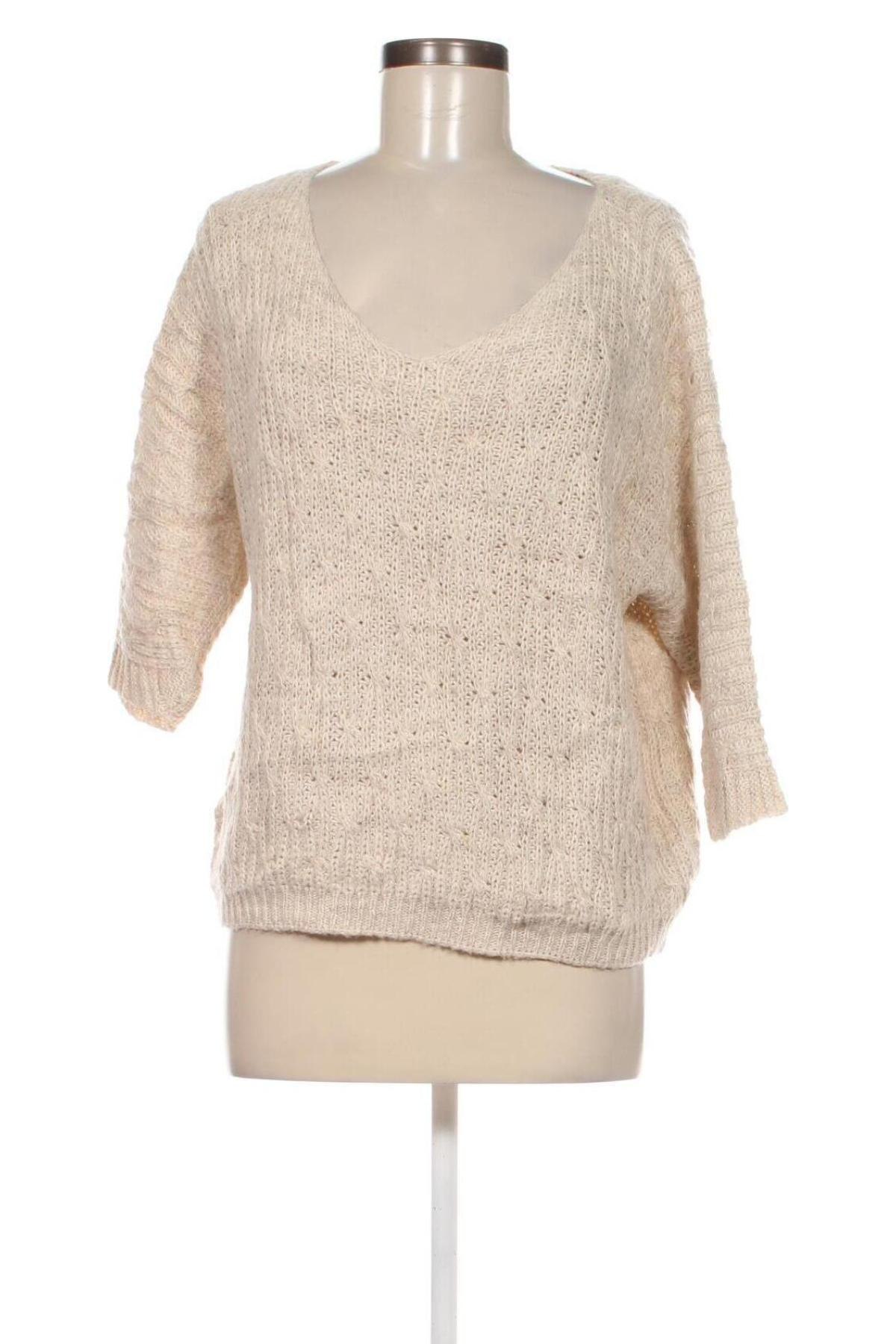 Дамски пуловер Terra di Siena, Размер S, Цвят Екрю, Цена 5,51 лв.