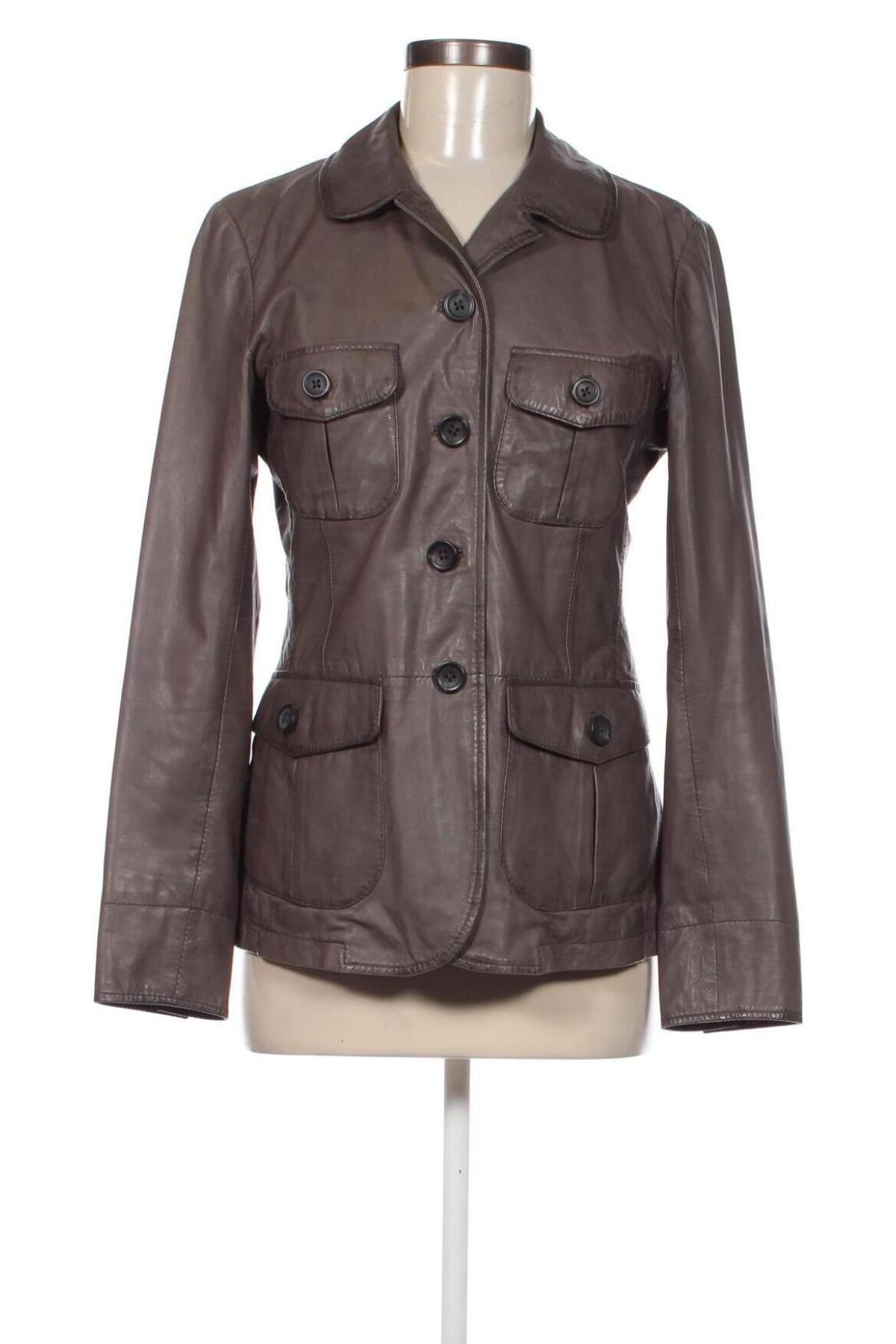 Dámska kožená bunda  Marc O'Polo, Veľkosť S, Farba Sivá, Cena  39,50 €
