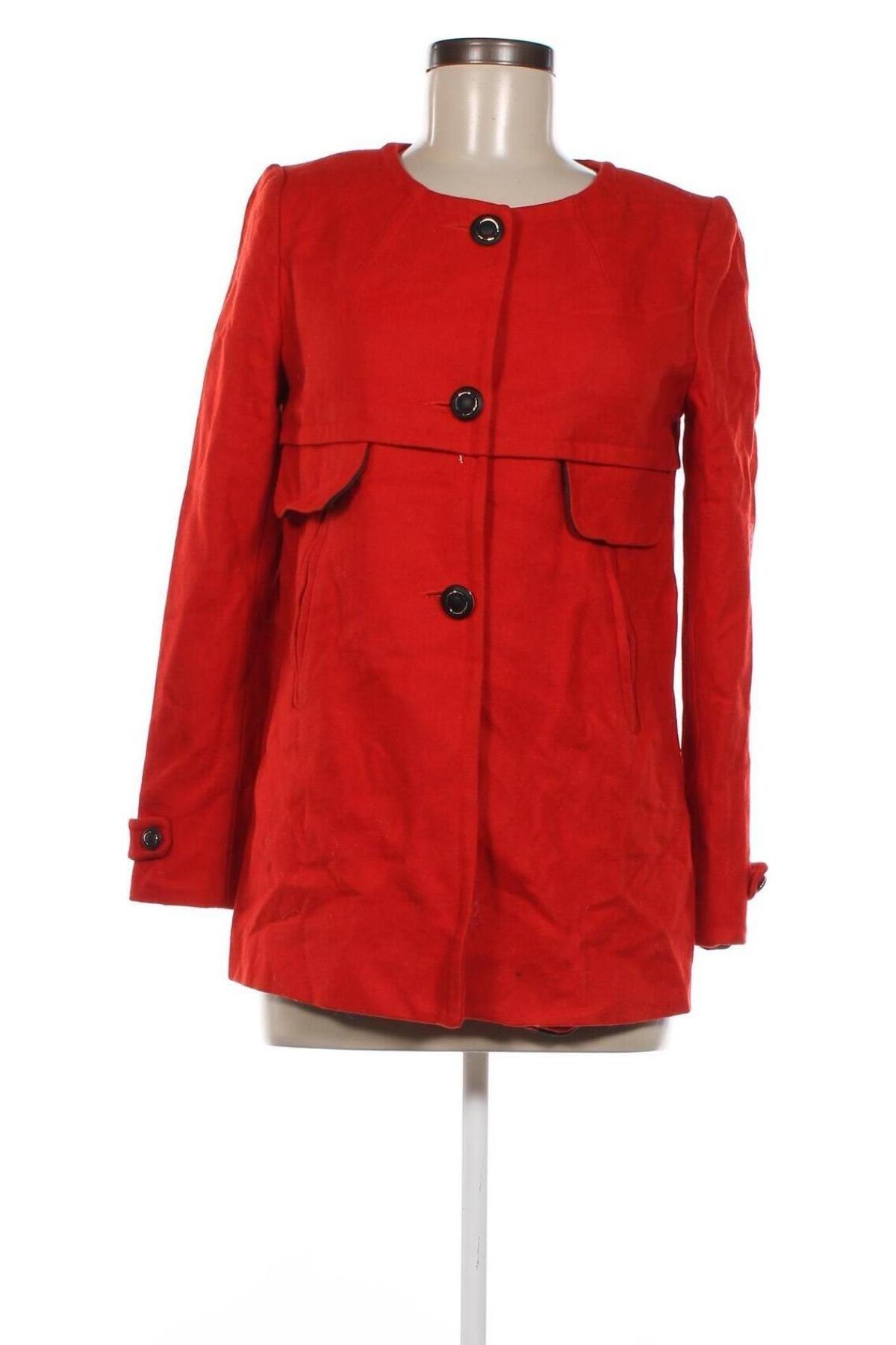 Dámský kabát , Velikost M, Barva Červená, Cena  597,00 Kč