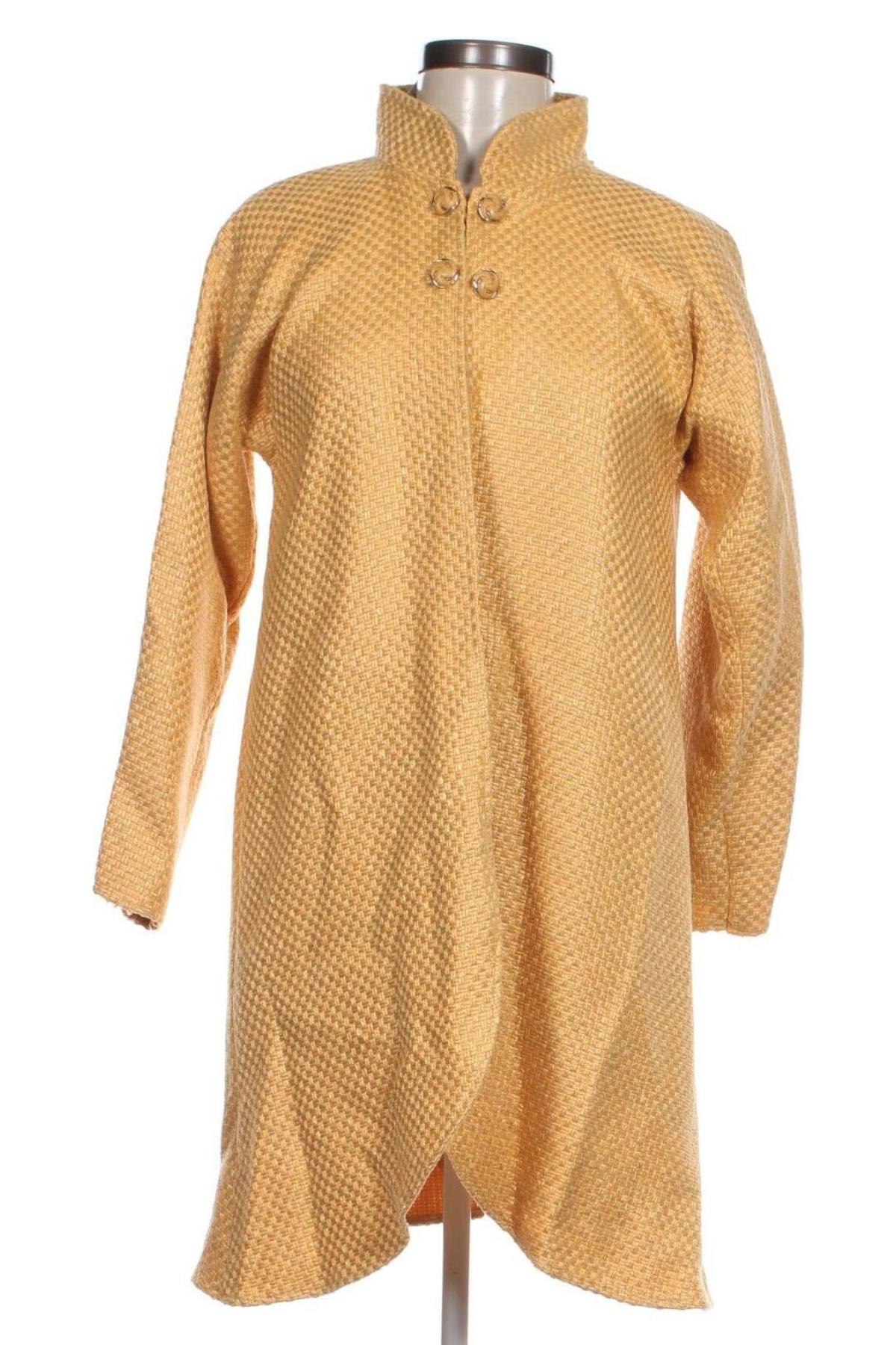 Γυναικείο παλτό, Μέγεθος S, Χρώμα Κίτρινο, Τιμή 32,68 €