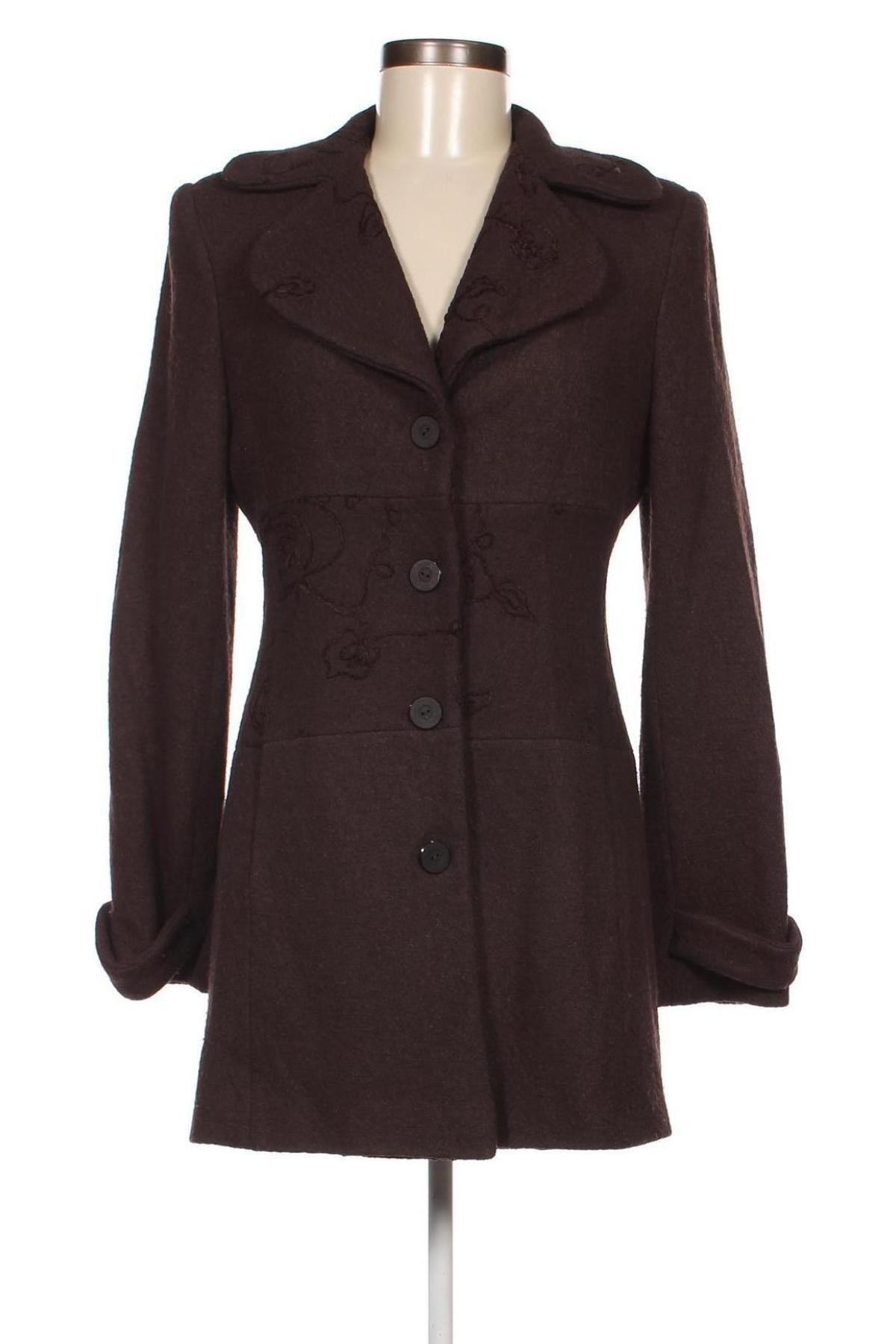 Дамско палто, Размер L, Цвят Кафяв, Цена 58,80 лв.