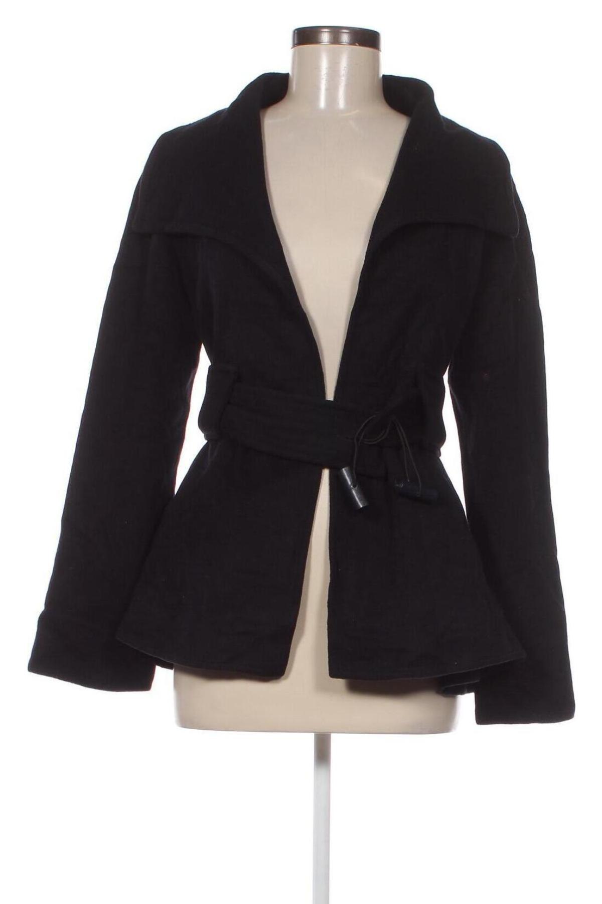Дамско палто, Размер M, Цвят Черен, Цена 86,00 лв.