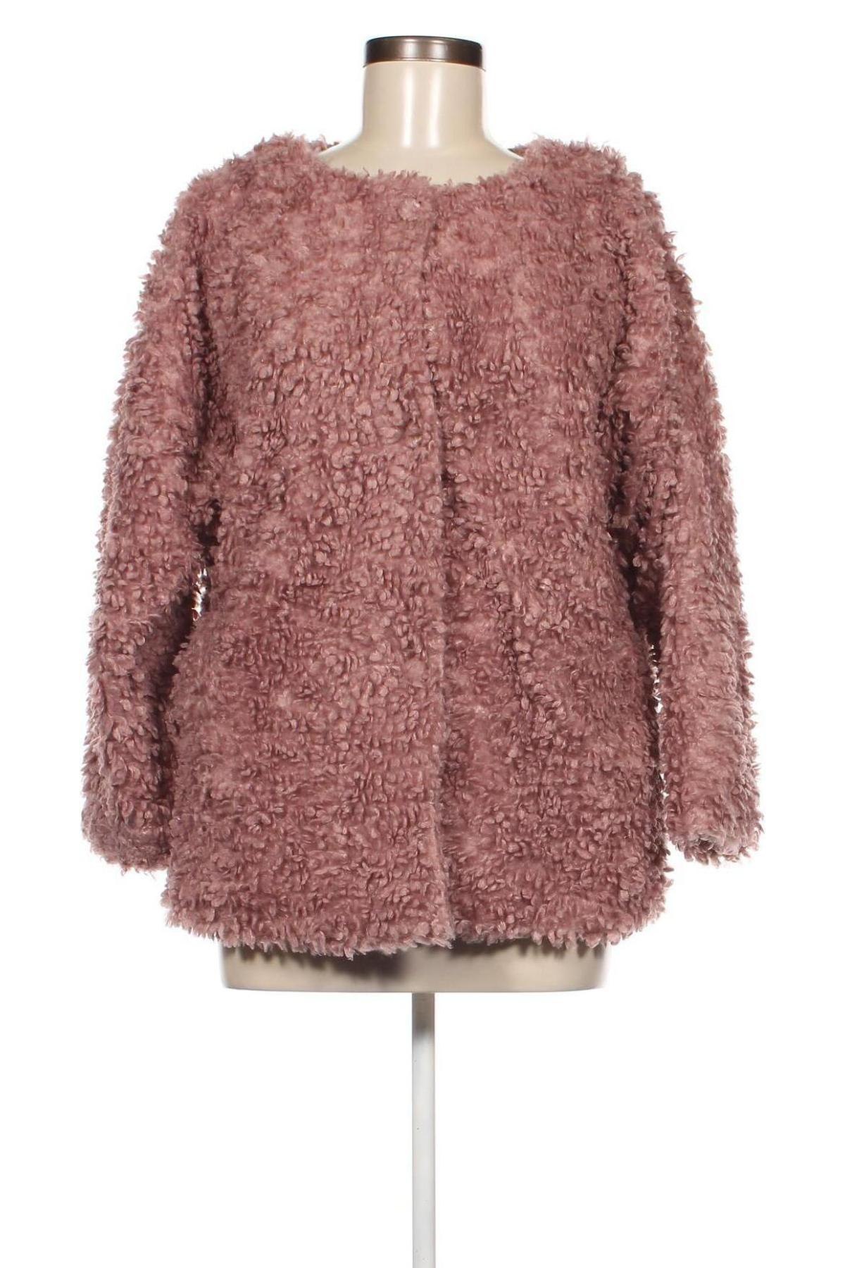Dámský kabát , Velikost M, Barva Popelavě růžová, Cena  245,00 Kč