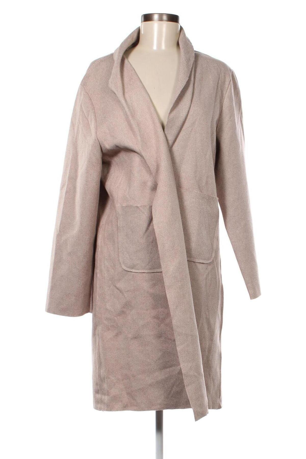 Дамско палто, Размер XL, Цвят Бежов, Цена 23,68 лв.