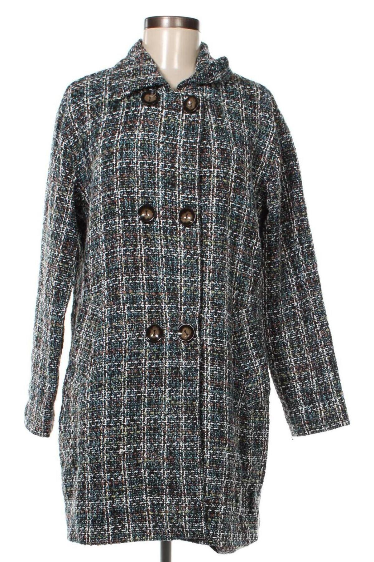 Γυναικείο παλτό, Μέγεθος L, Χρώμα Πολύχρωμο, Τιμή 6,62 €