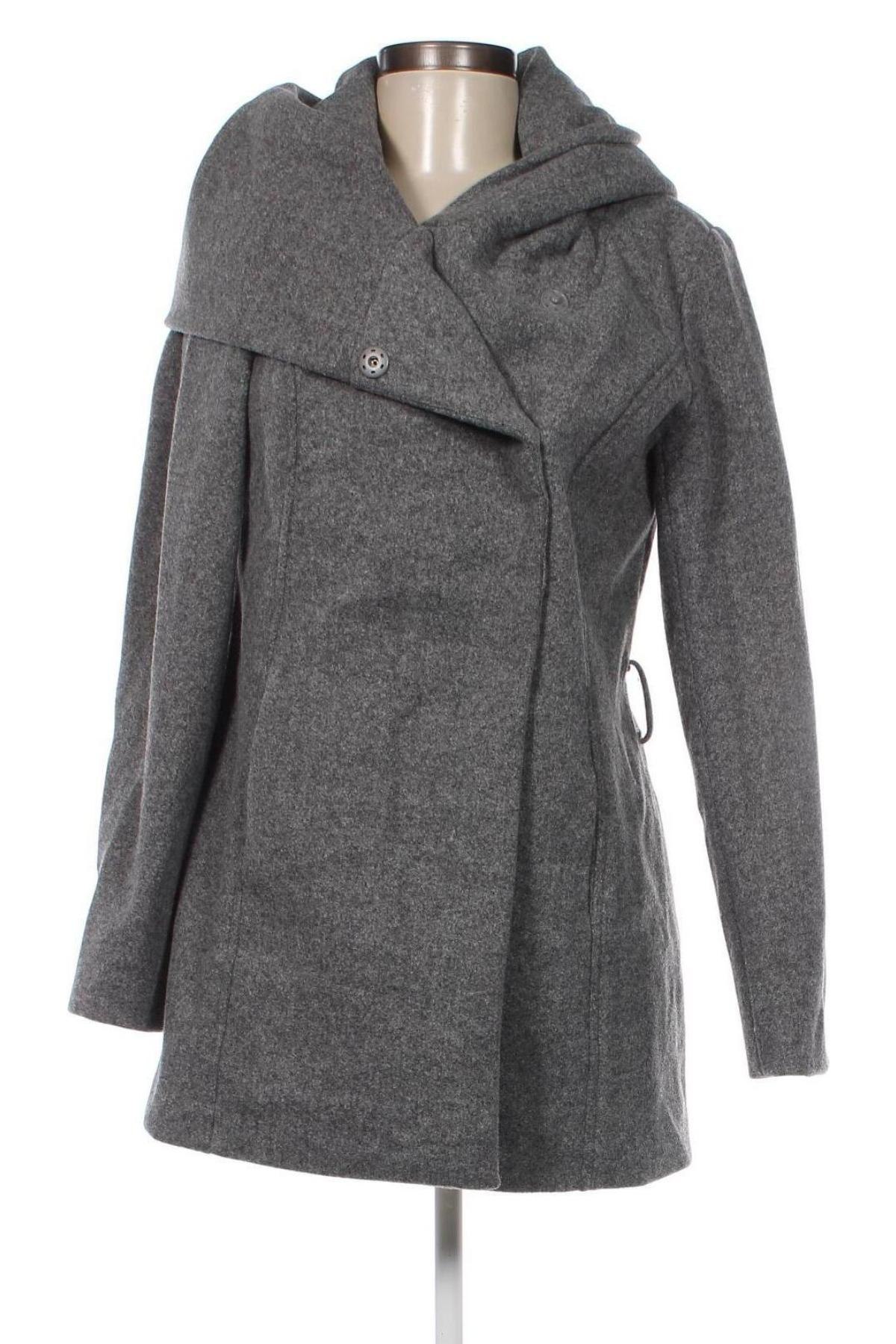 Γυναικείο παλτό Amisu, Μέγεθος M, Χρώμα Γκρί, Τιμή 23,17 €