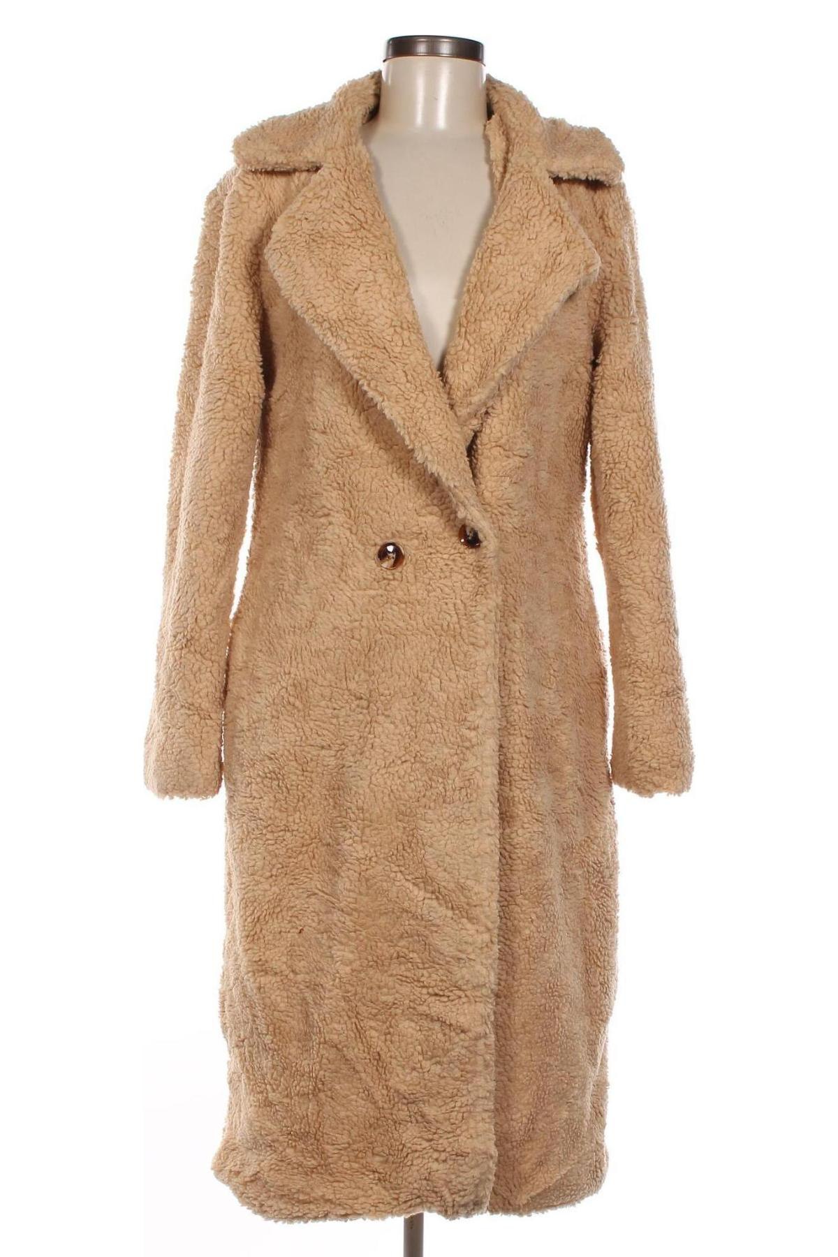 Дамско палто Eilly Bazar, Размер XS, Цвят Бежов, Цена 51,60 лв.