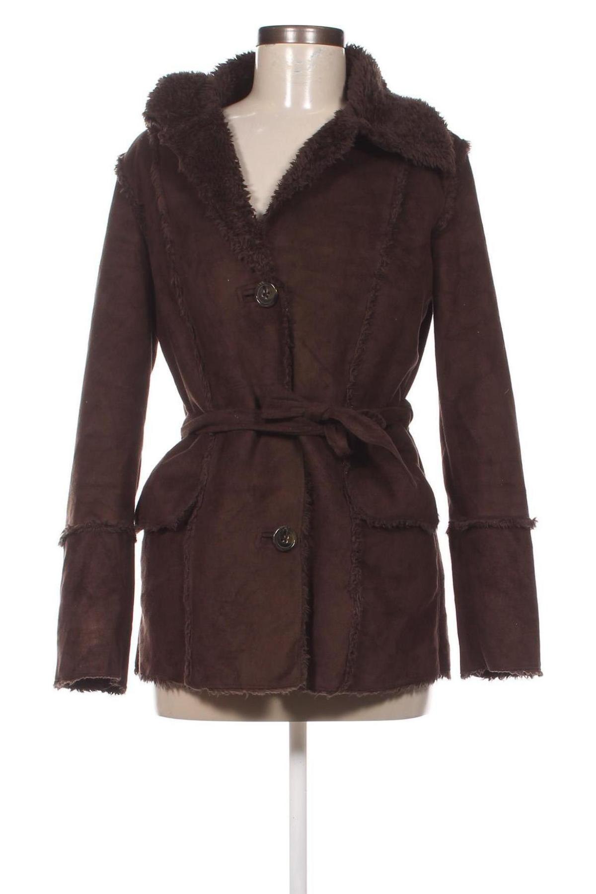 Γυναικείο παλτό Faded Glory, Μέγεθος S, Χρώμα Καφέ, Τιμή 23,17 €