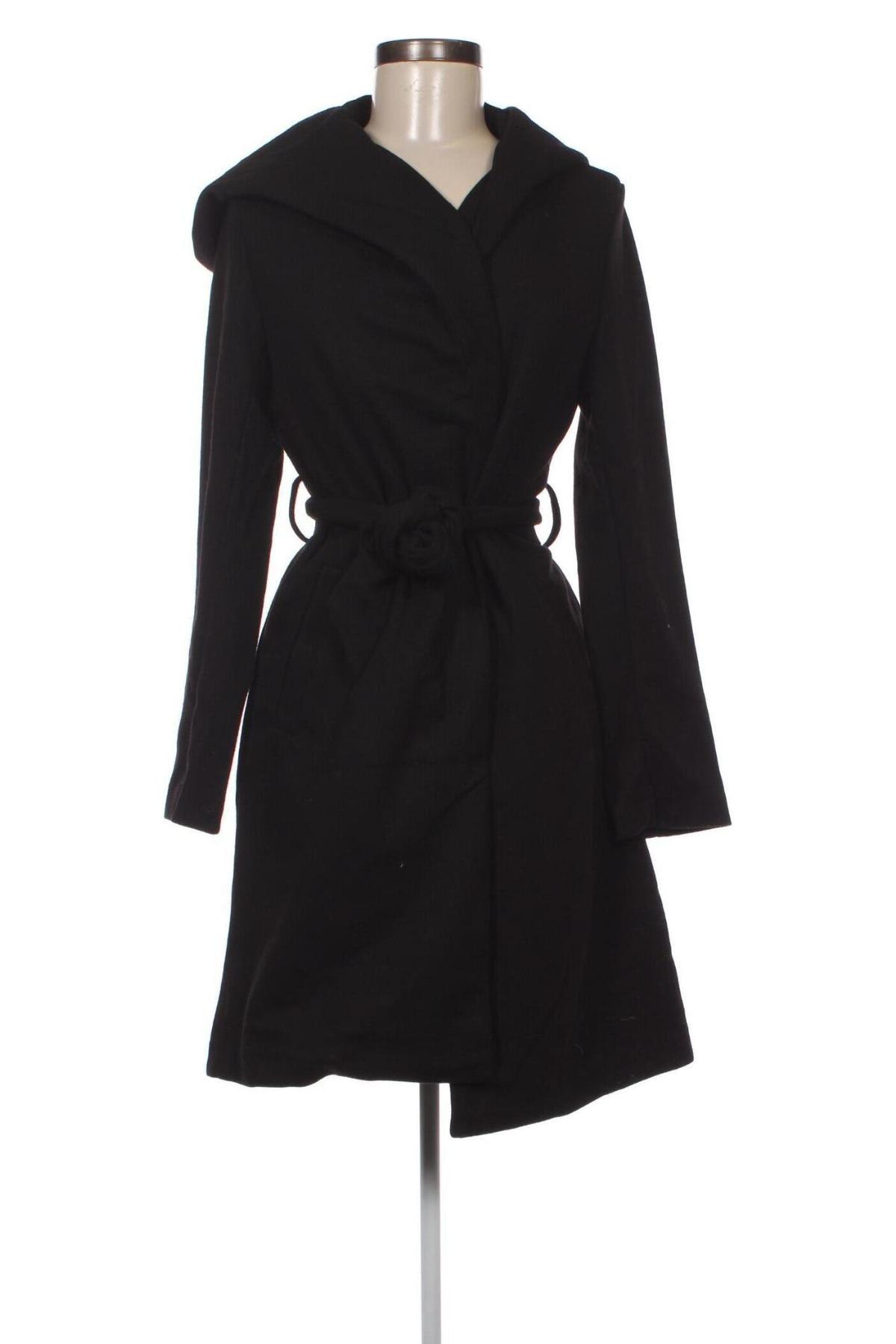 Γυναικείο παλτό Fresh Made, Μέγεθος M, Χρώμα Μαύρο, Τιμή 30,45 €