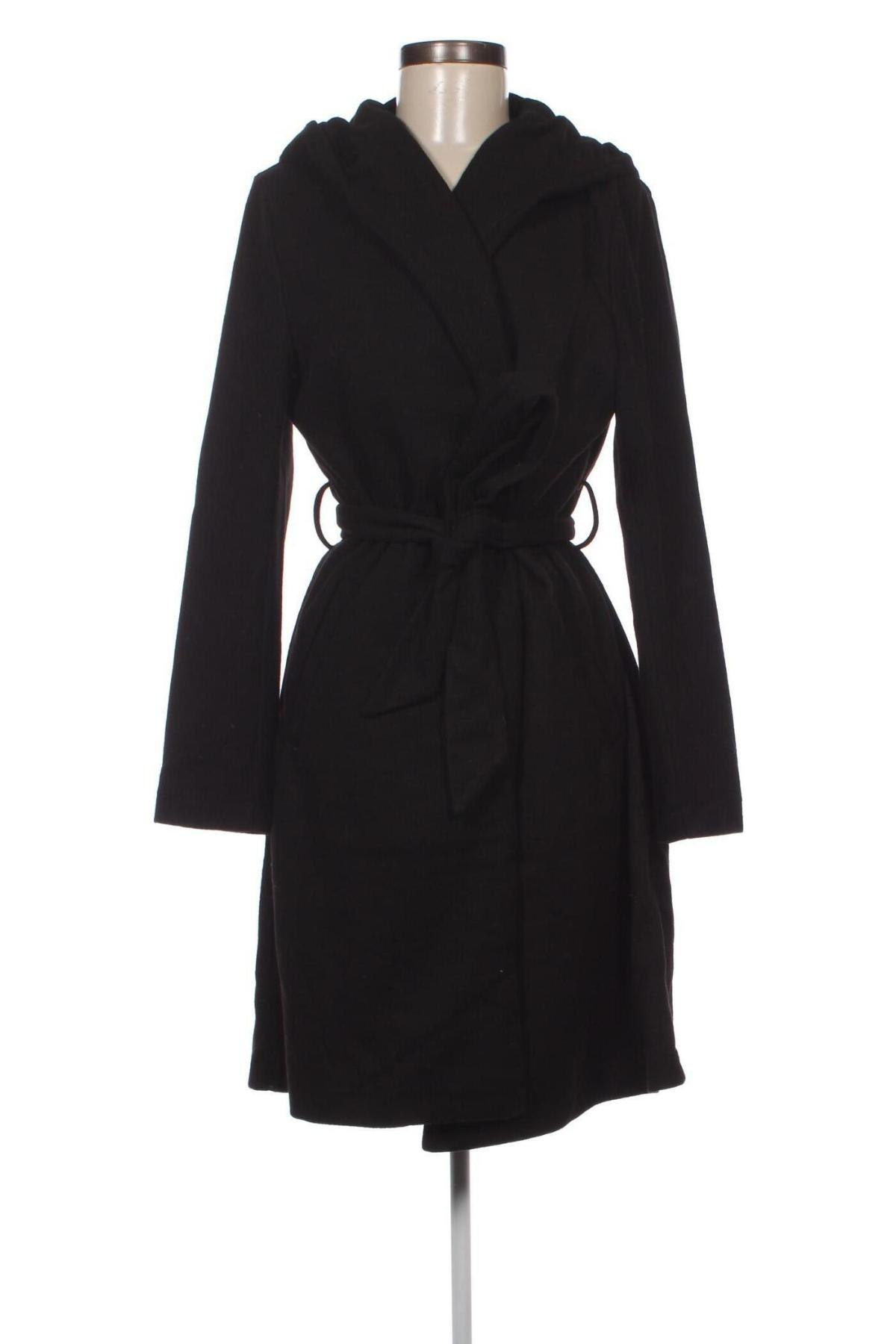Дамско палто Fresh Made, Размер L, Цвят Черен, Цена 30,43 лв.