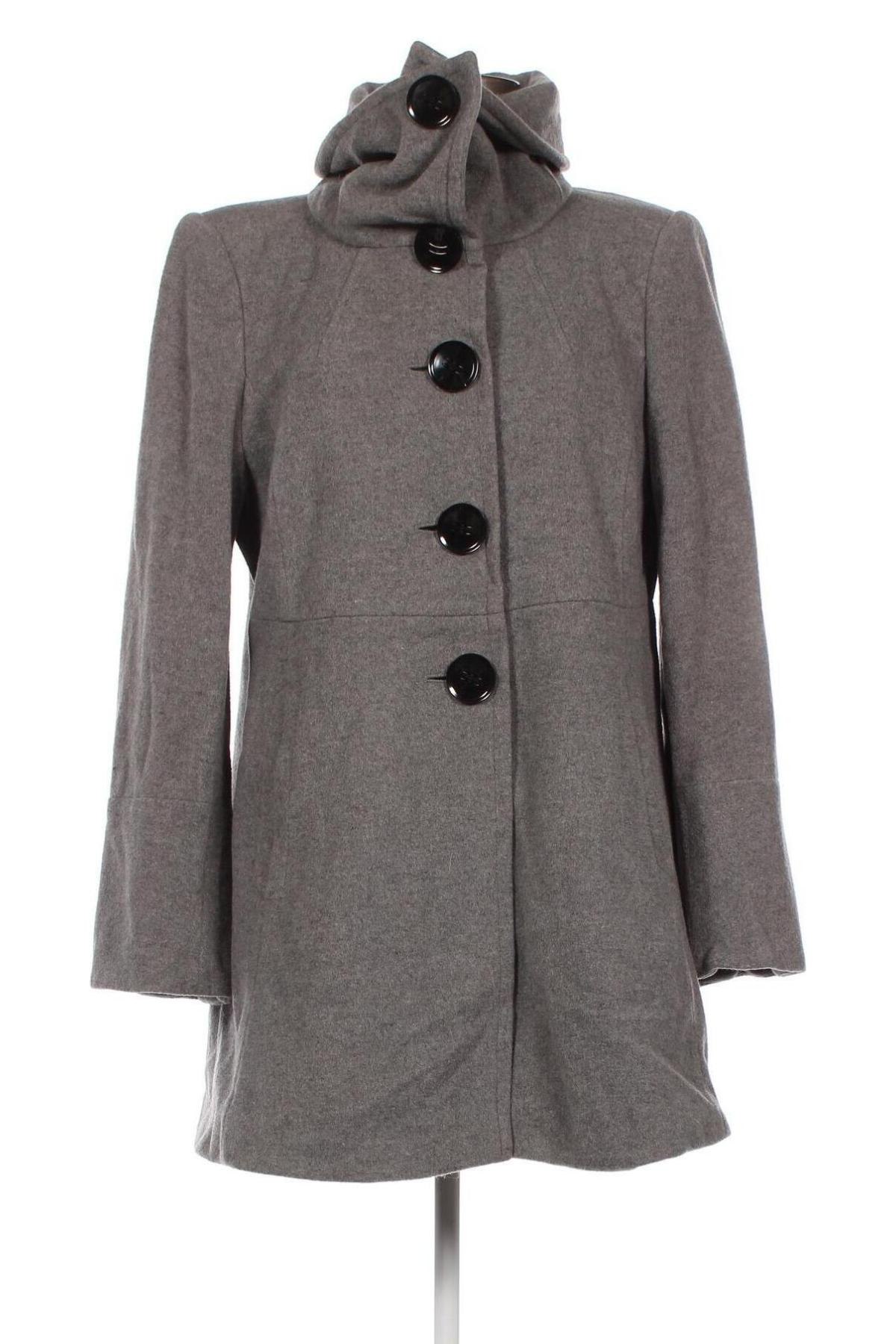 Γυναικείο παλτό Madeleine, Μέγεθος L, Χρώμα Γκρί, Τιμή 21,48 €