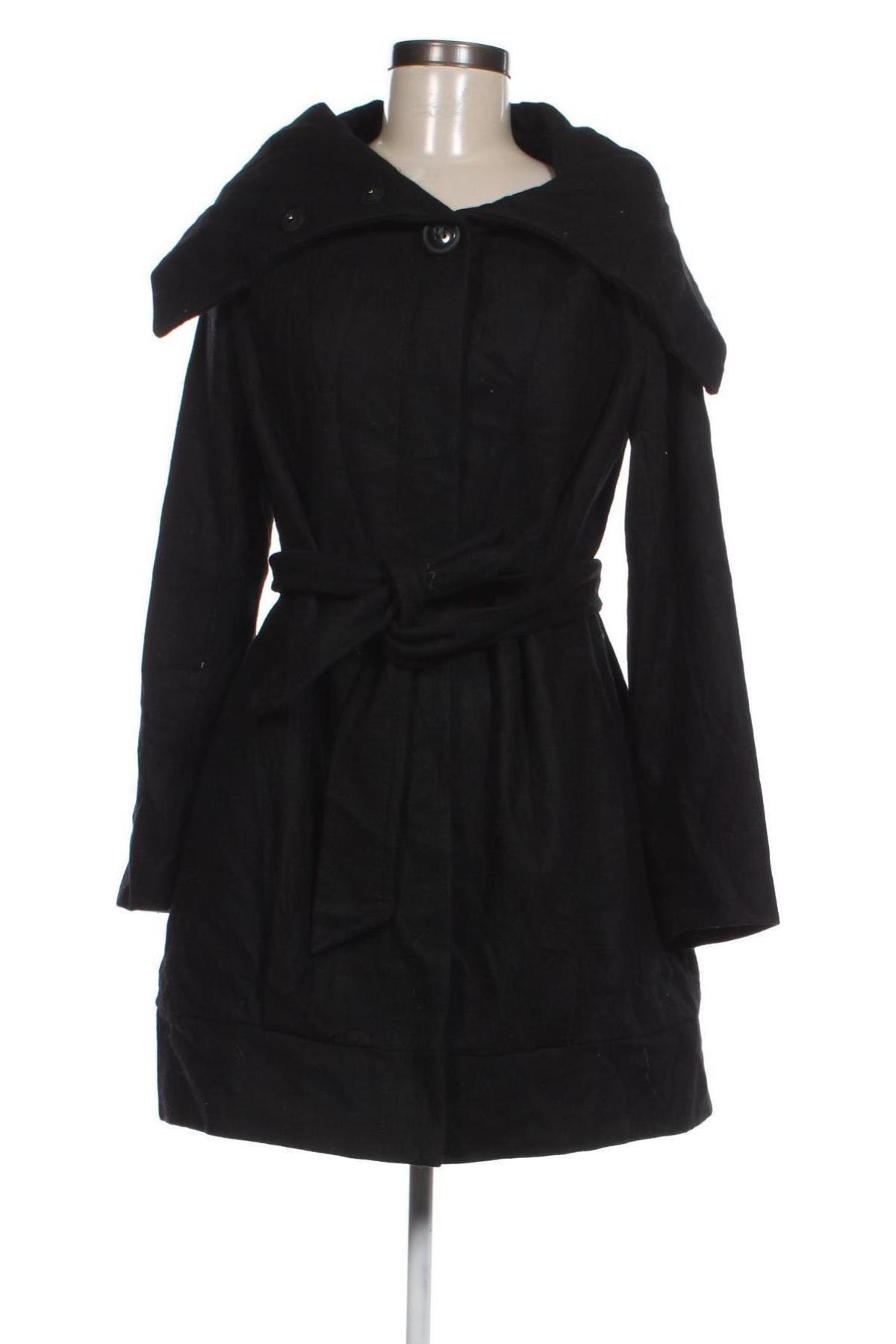Дамско палто Nine West, Размер M, Цвят Черен, Цена 51,10 лв.